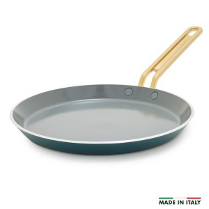 Stanley Tucci™ Ceramic Nonstick 10 Crepe and Omelette Pan | Venetian Teal