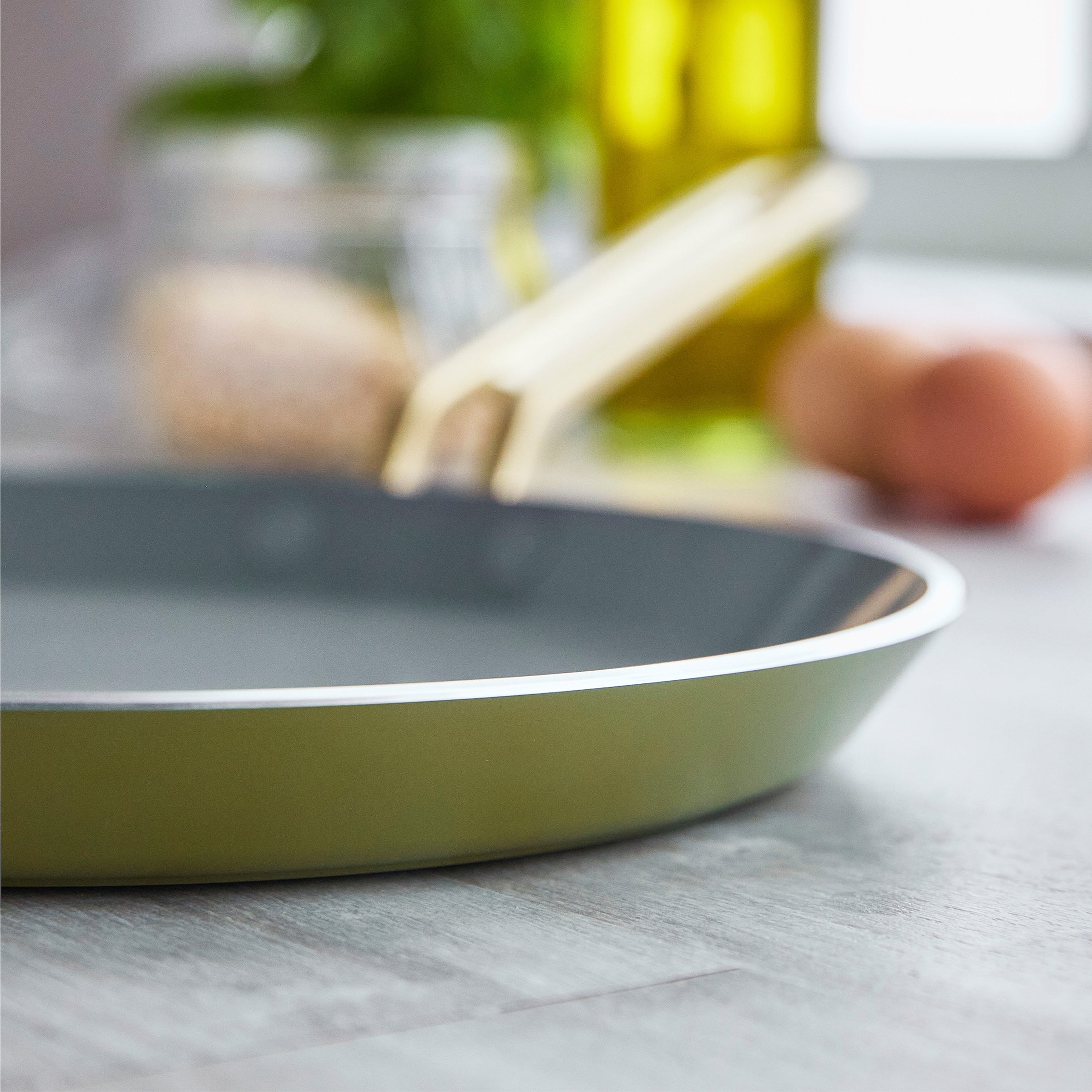 Stanley Tucci™ Ceramic Nonstick 10 Crepe and Omelette Pan | Tuscan Olive - Image 13