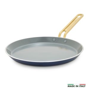 Stanley Tucci™ Ceramic Nonstick 10 Crepe and Omelette Pan | Marino Blue