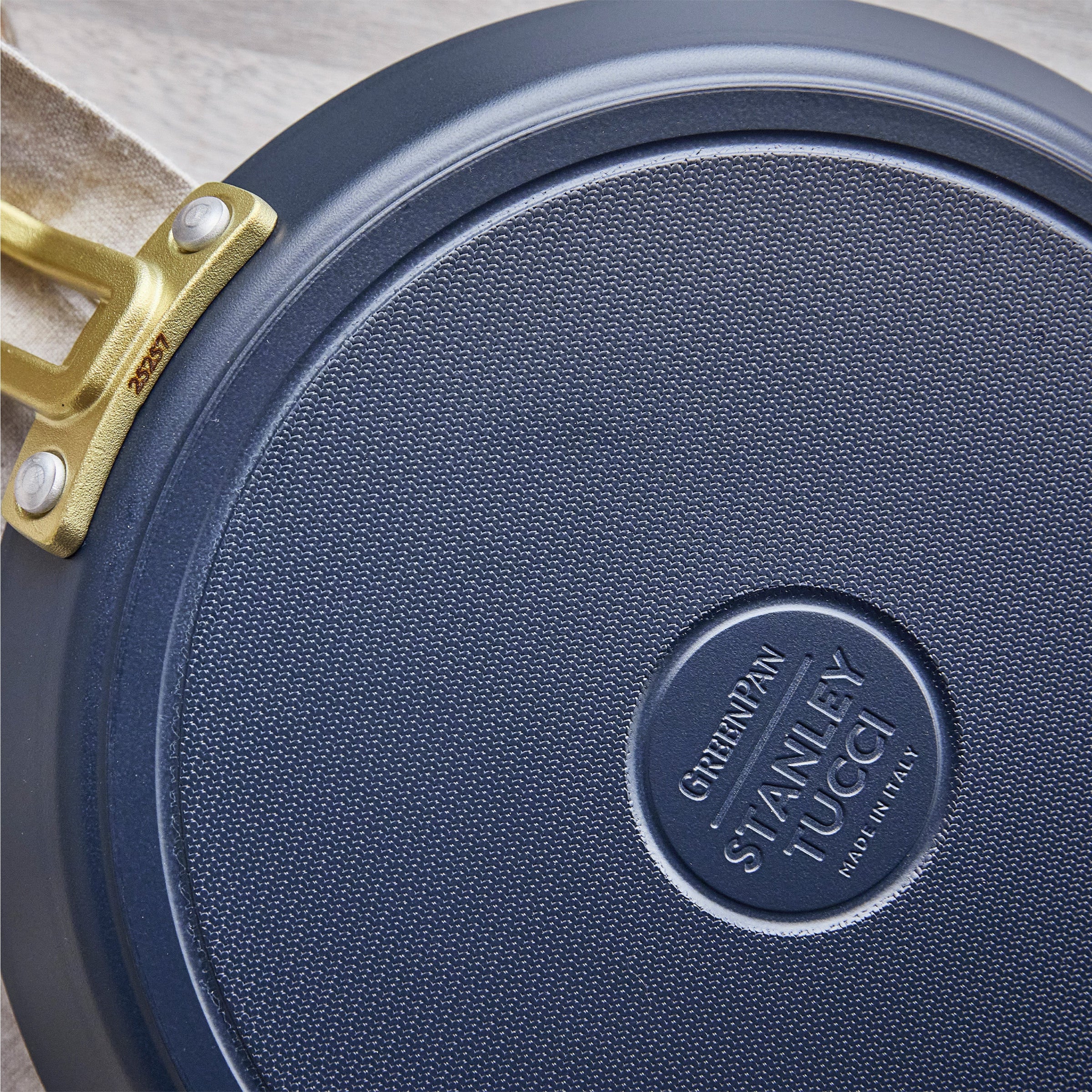 Stanley Tucci™ Ceramic Nonstick 10 Crepe and Omelette Pan | Marino Blue - Image 7