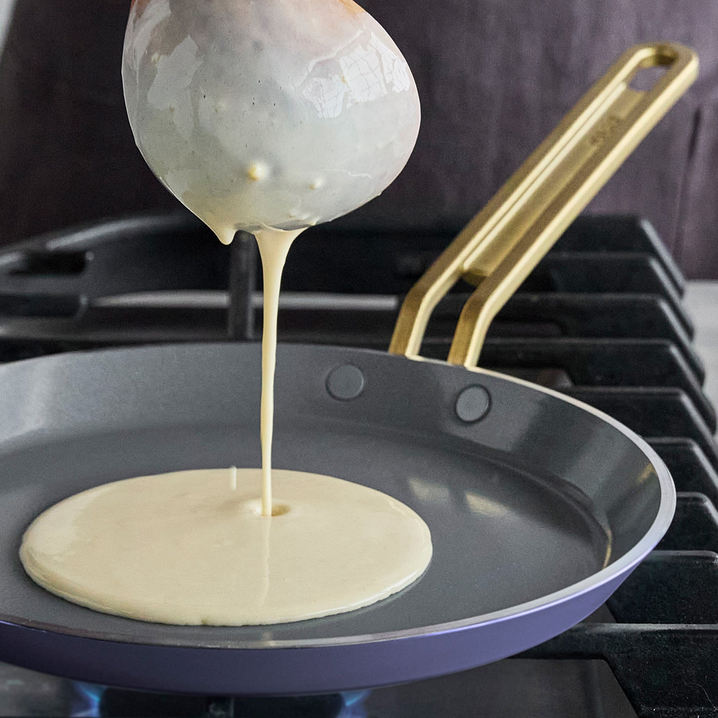 Stanley Tucci™ Ceramic Nonstick 10 Crepe and Omelette Pan | Marino Blue - Image 9