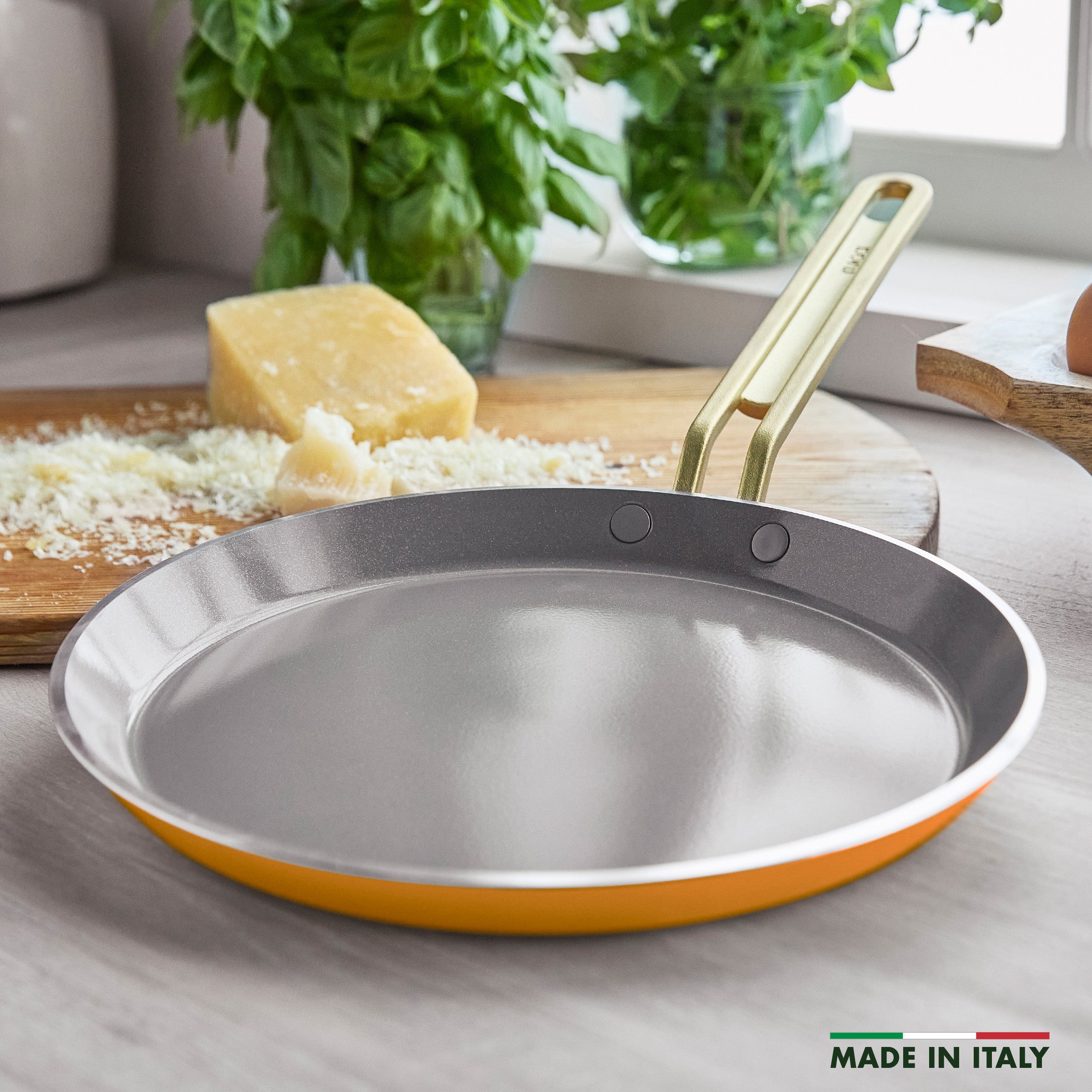 Stanley Tucci™ Ceramic Nonstick 10 Crepe and Omelette Pan | Roma Gold - Image 3