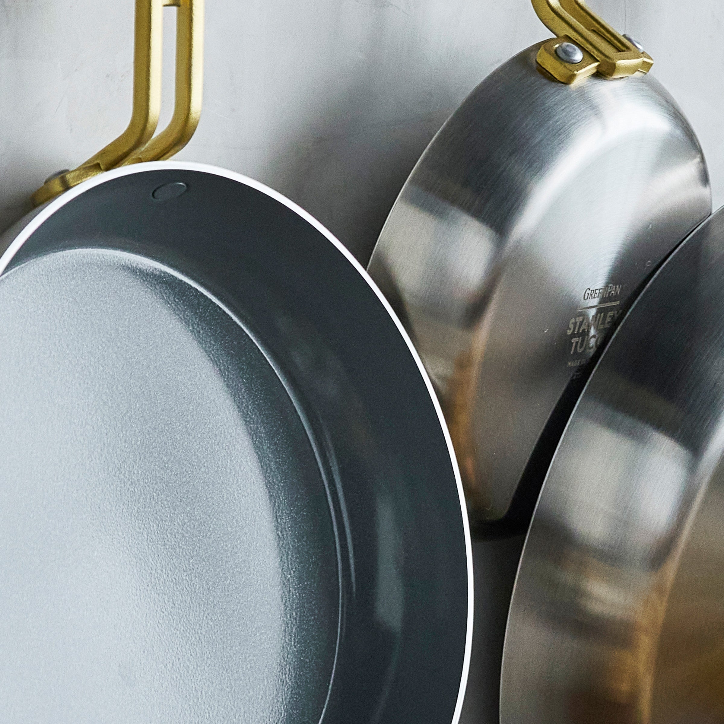 Stanley Tucci™ Stainless Steel Ceramic Nonstick 8. 10 and 12 Frypan Set - Image 11