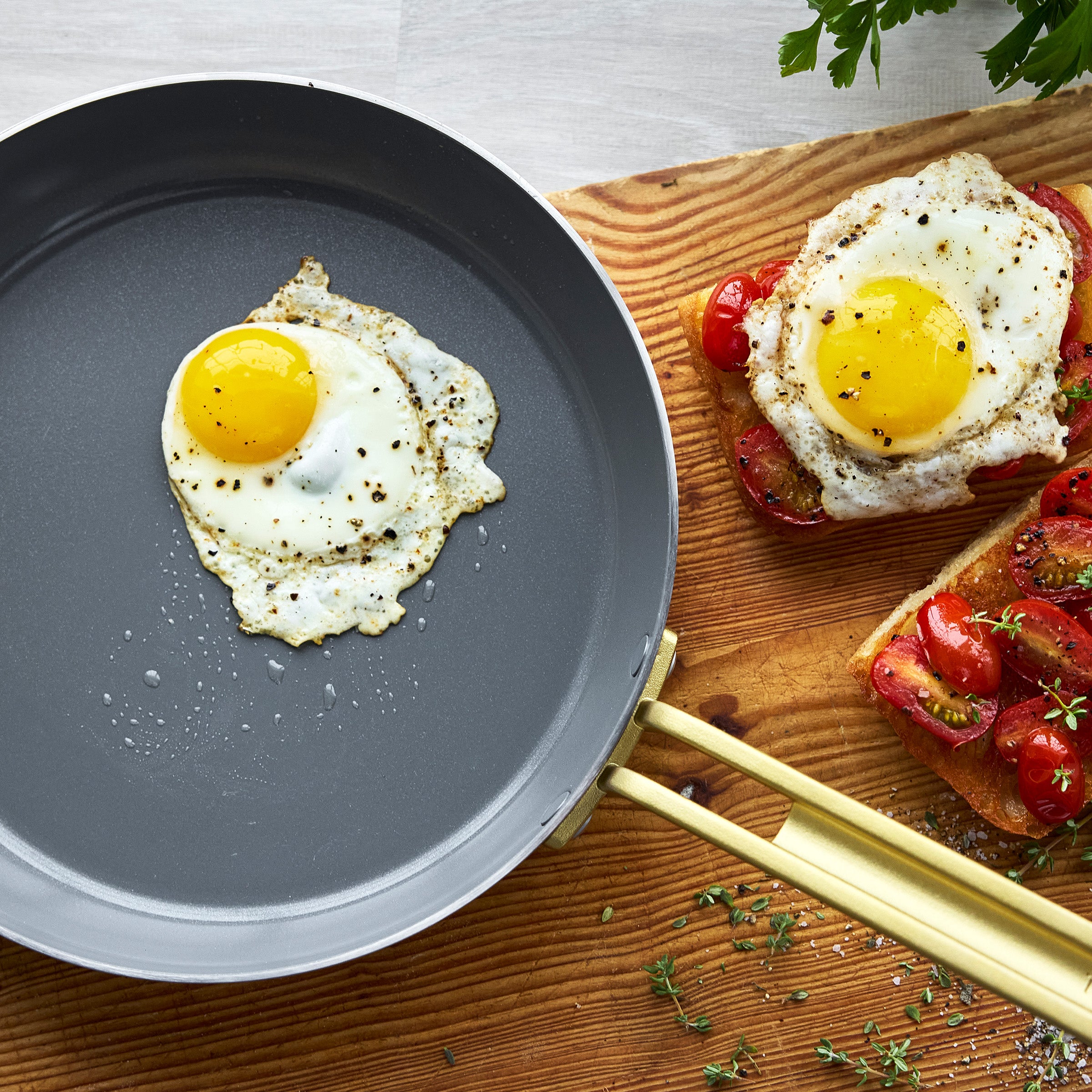 Stanley Tucci™ Stainless Steel Ceramic Nonstick 8. 10 and 12 Frypan Set - Image 5