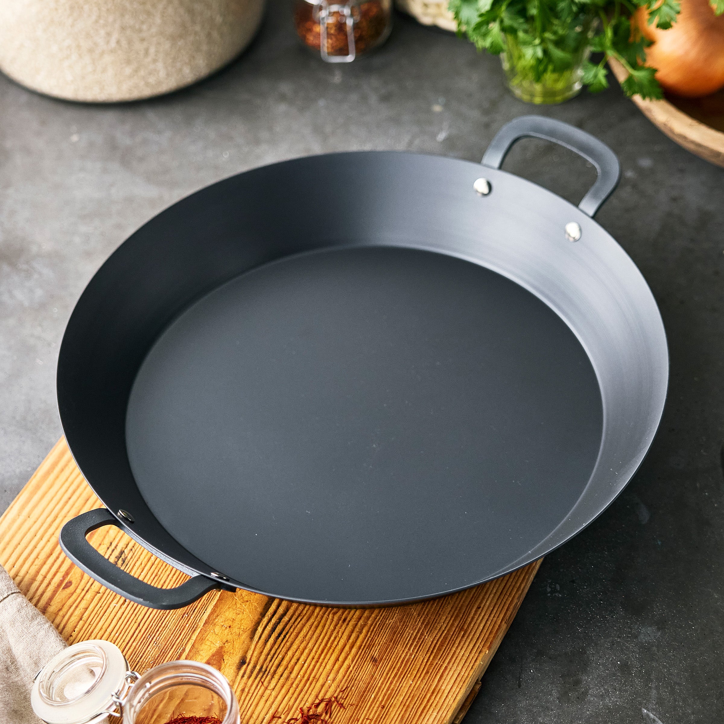 Bobby Flay by GreenPan 5-Piece Carbon Steel Set with Bobby at Home Cookbook - Image 12
