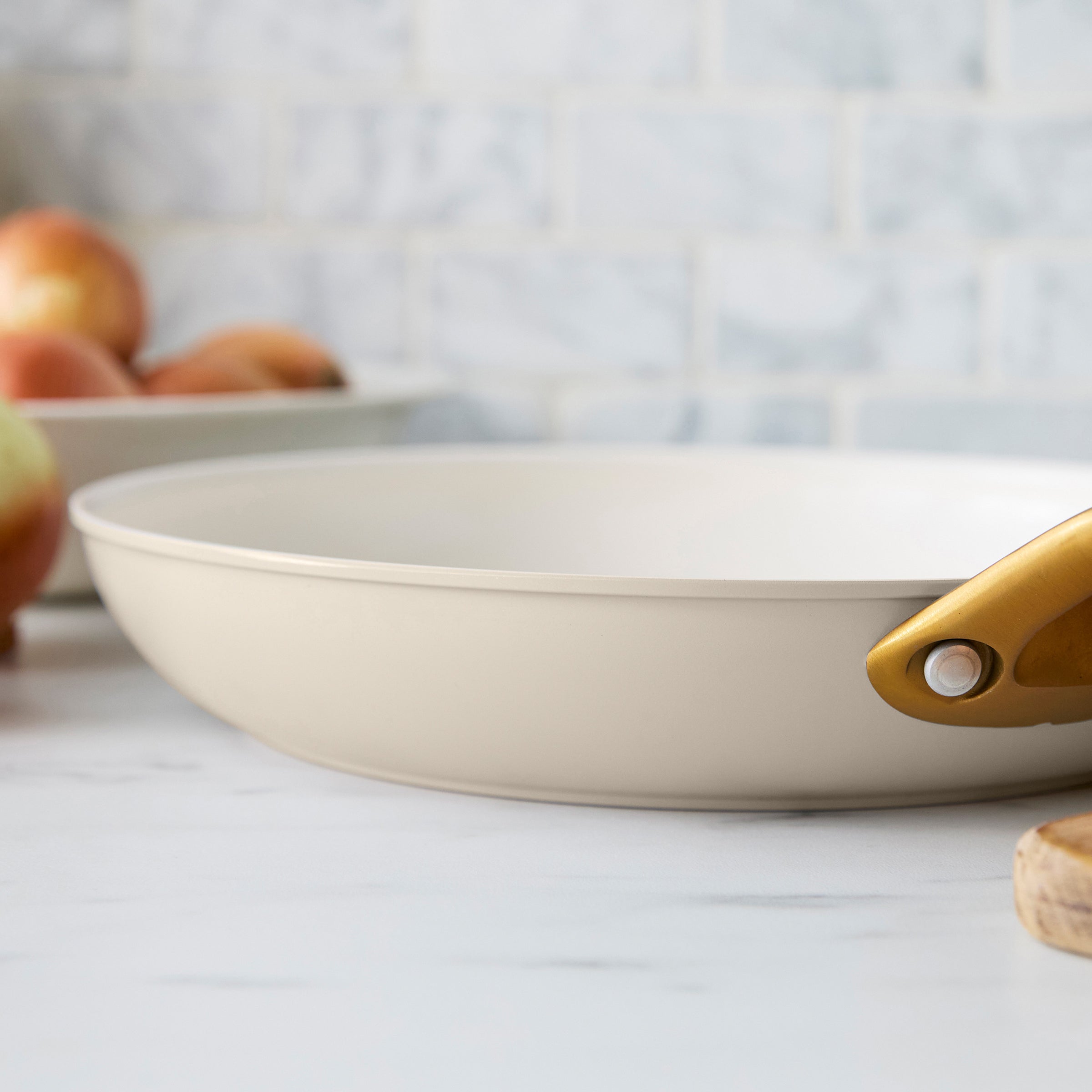 Reserve Pro Ceramic Nonstick 8. 10 and 12 Frypan Set | Macadamia - Image 9