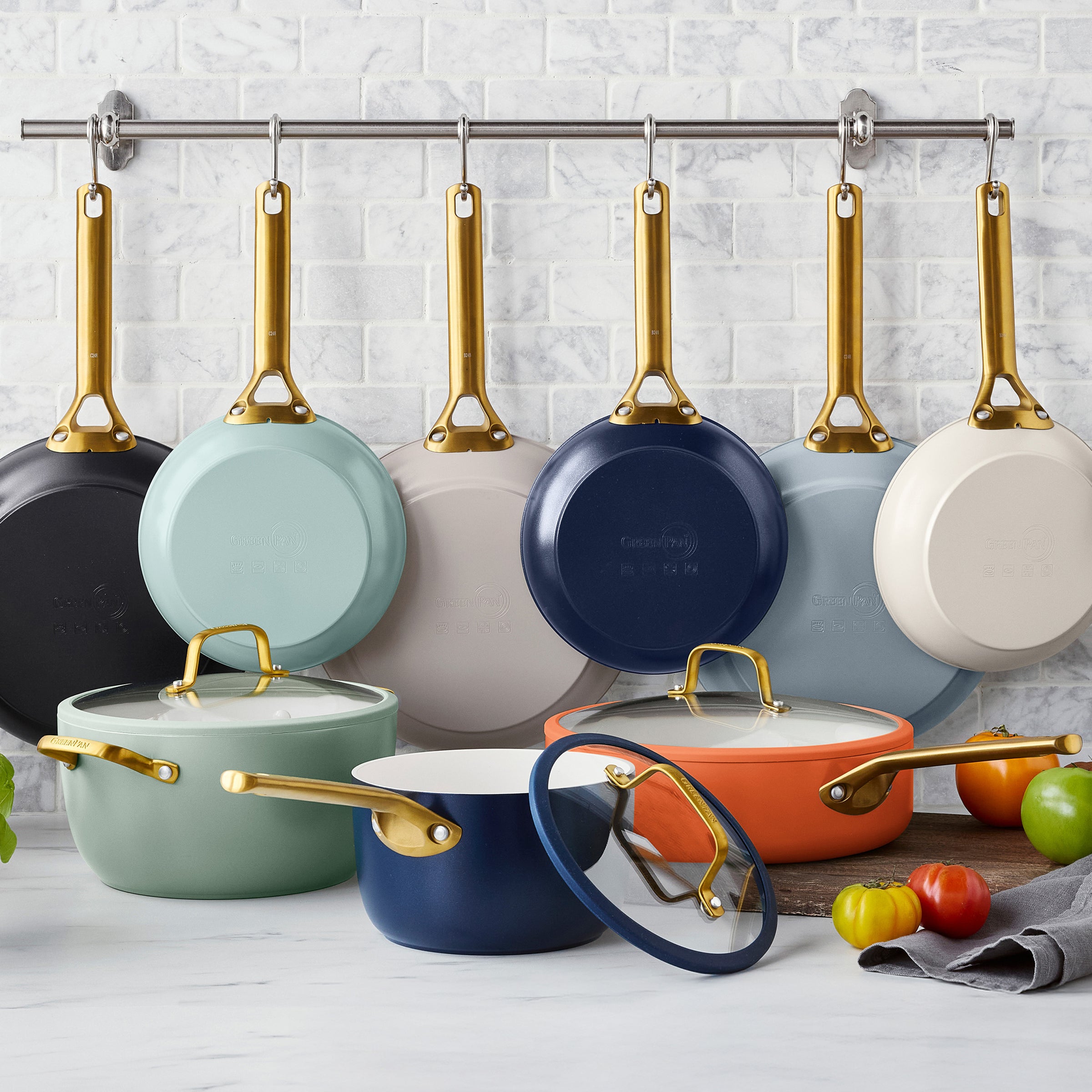 Reserve Pro Ceramic Nonstick 10-Piece Cookware Set | Macadamia - Image 14
