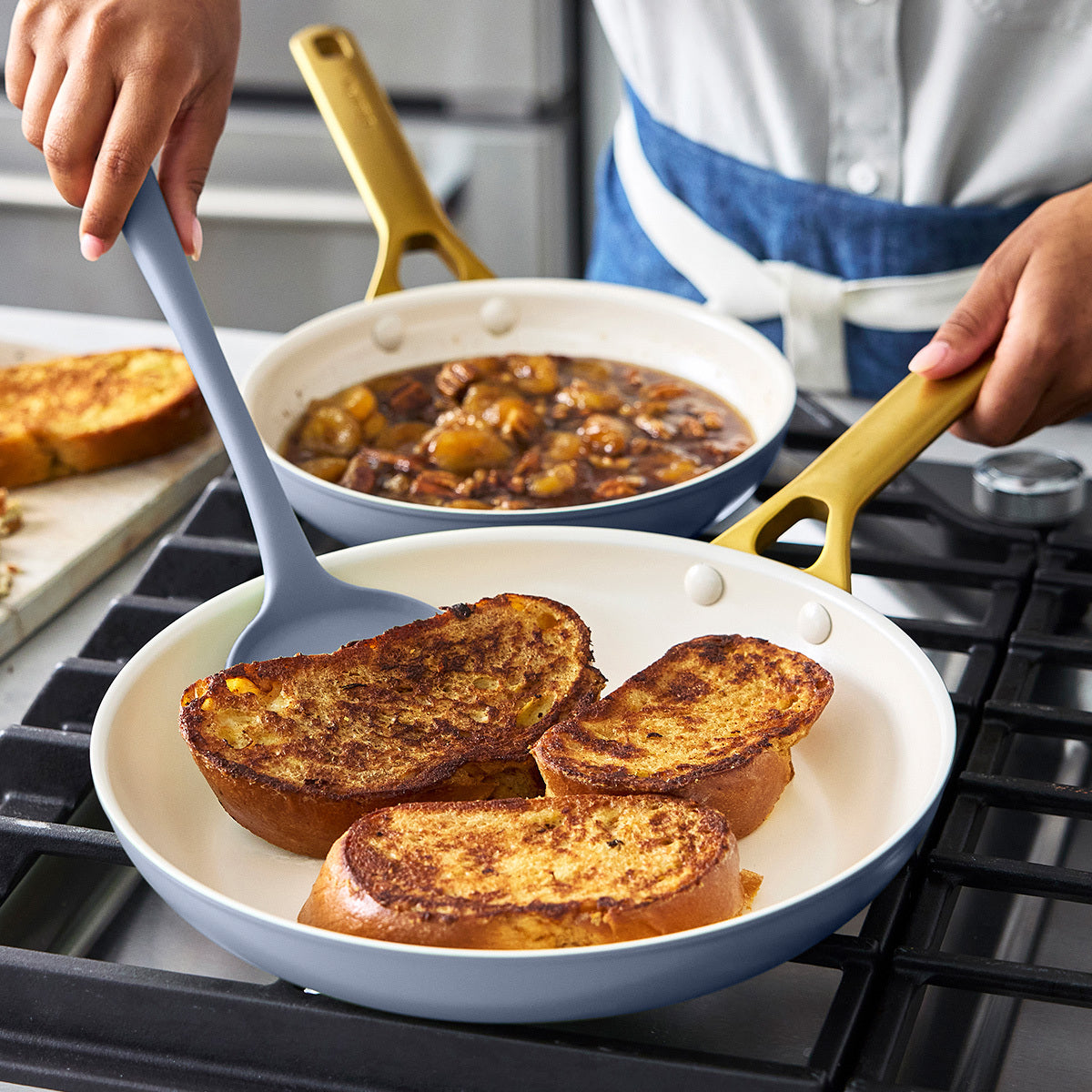 Reserve Pro Ceramic Nonstick 10-Piece Cookware Set | Ocean - Image 5