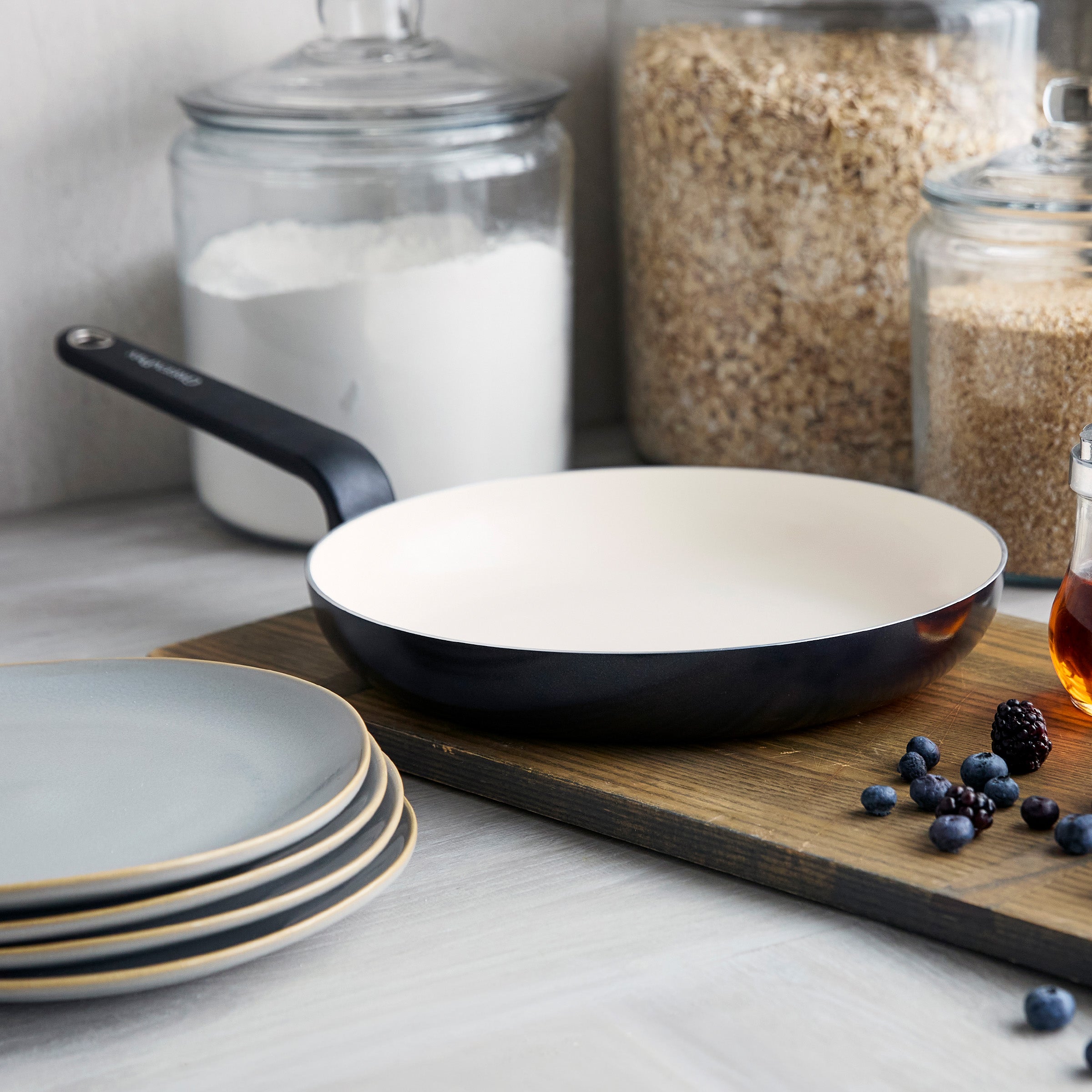 Rio Advanced Ceramic Nonstick 12 Frypan | Black - Image 2