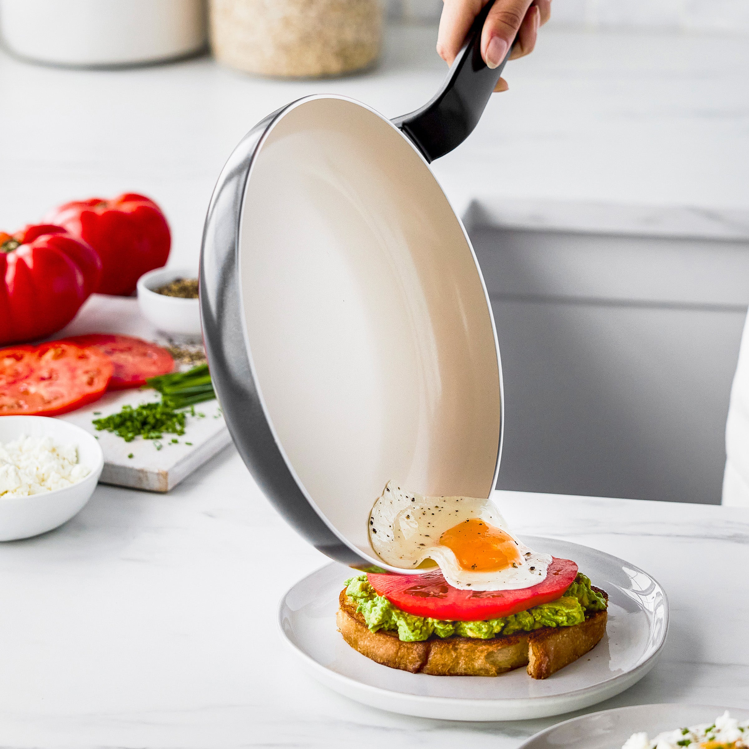 Rio Advanced Ceramic Nonstick 12 Frypan | Black - Image 3