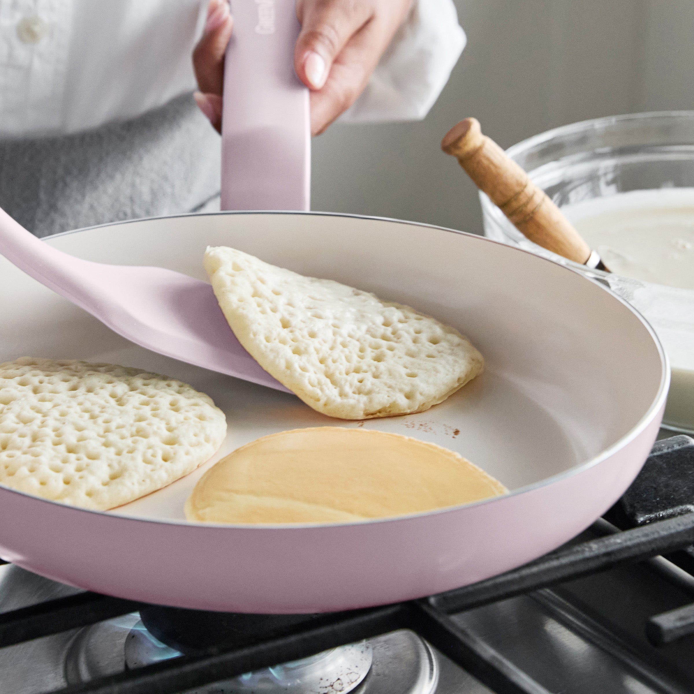 Rio Advanced Ceramic Nonstick 10 & 12 Frypan Set | Pink - Image 4