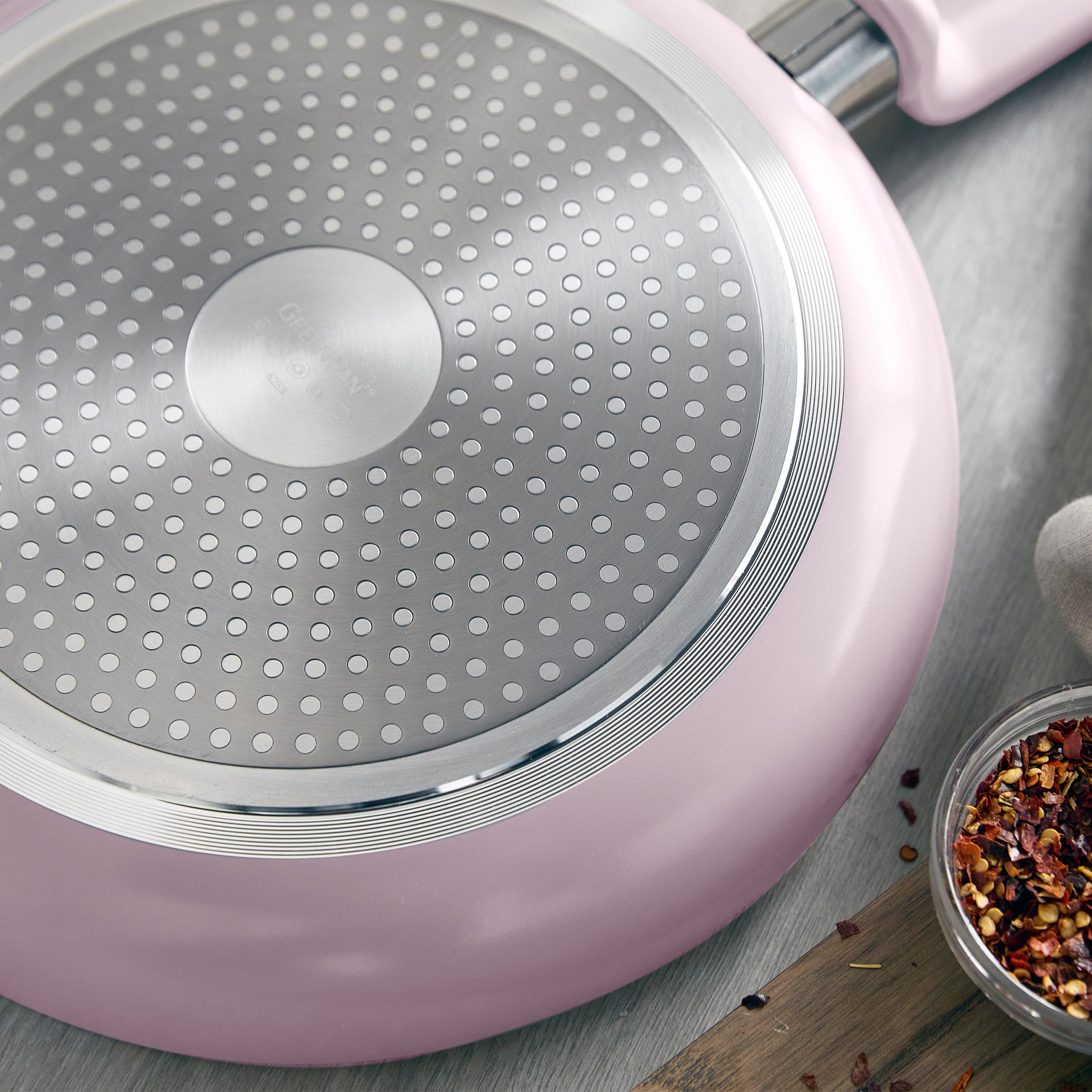 Rio Advanced Ceramic Nonstick 10 & 12 Frypan Set | Pink - Image 7