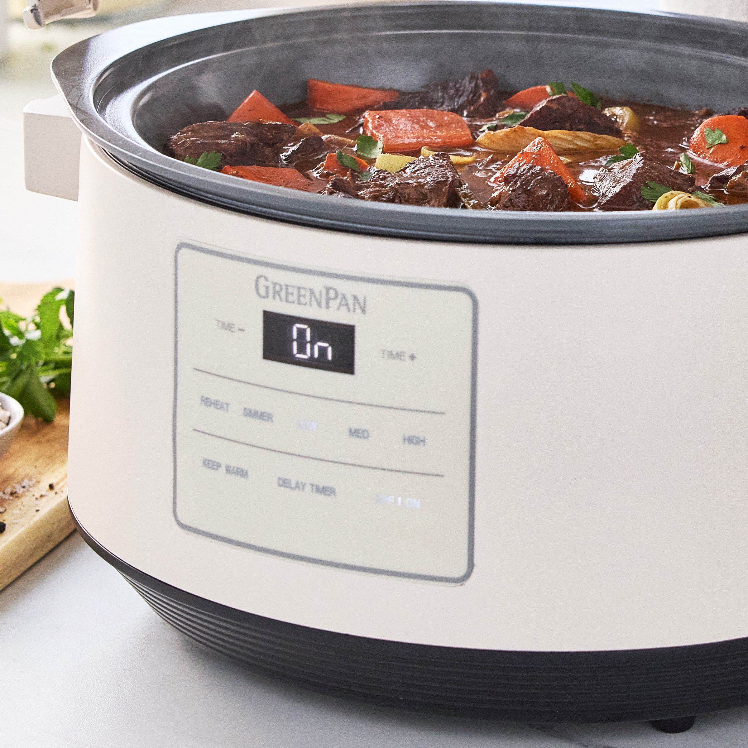 8-Quart Locking Lid Slow Cooker | Cloud Cream - Image 7