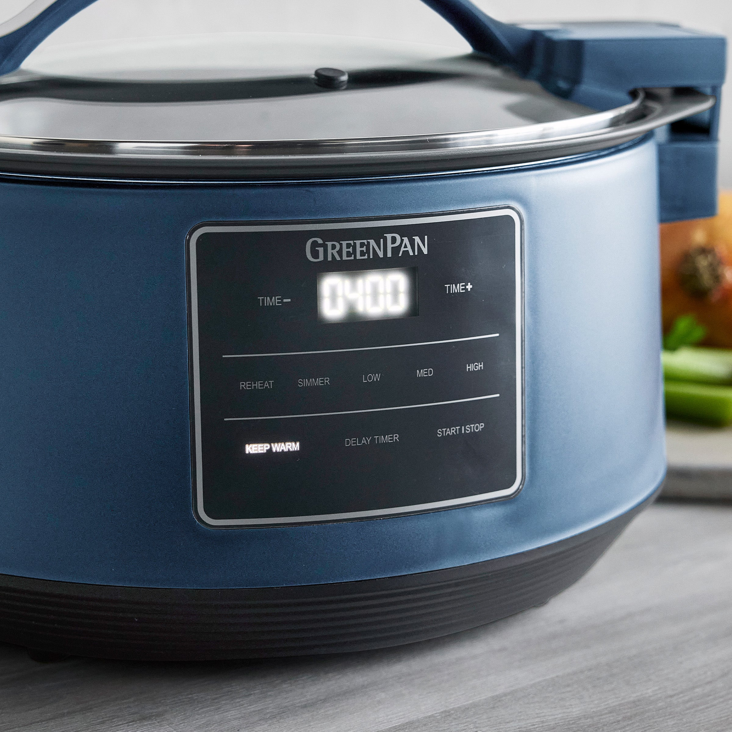 8-Quart Locking Lid Slow Cooker | Oxford Blue - Image 7
