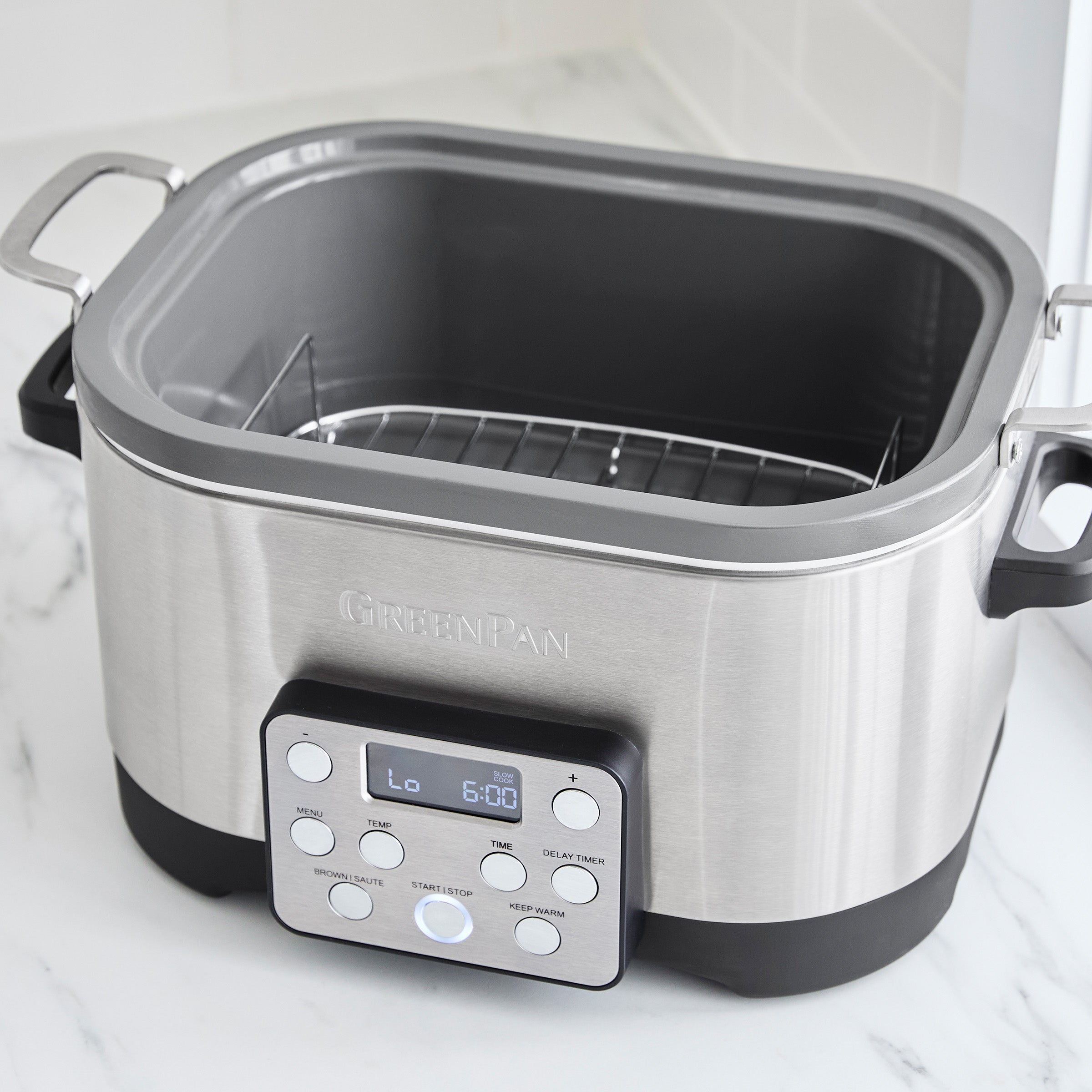 7-in-1 6-Quart Slow Cooker with In-Pot Browning | Stainless Steel - Image 4