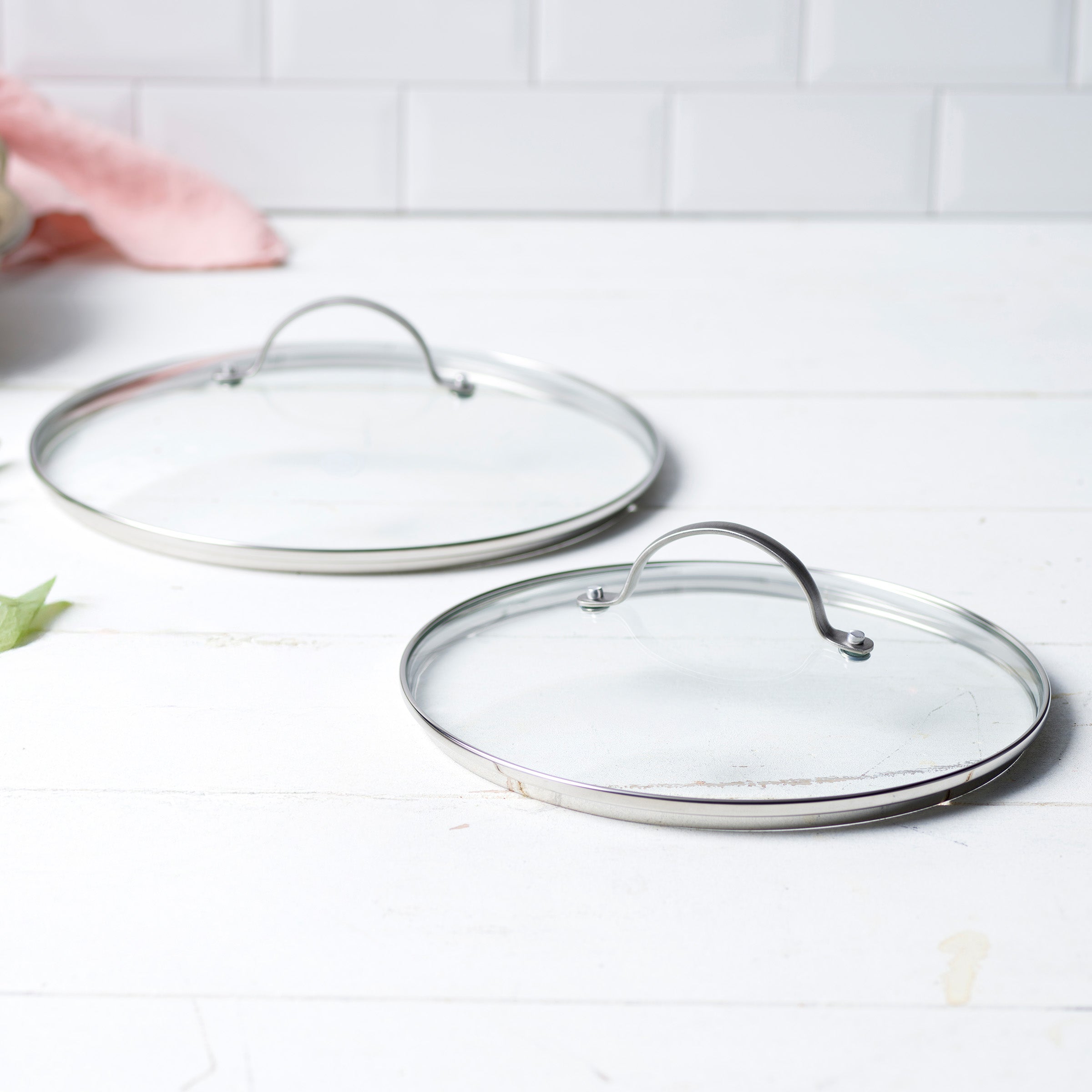 GreenPan Glass Lid Set - 9.5 & 11 - Image 2