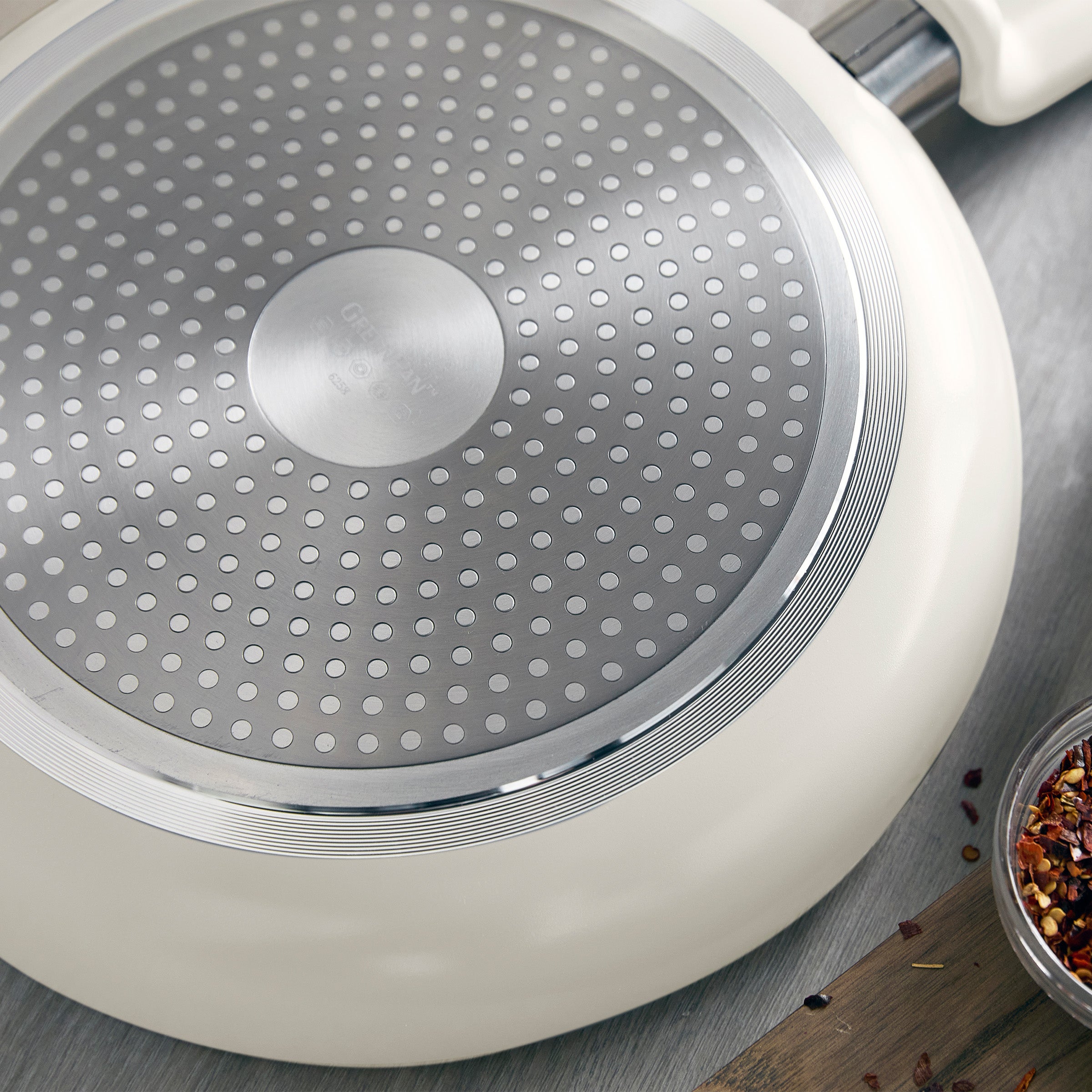 Rio Advanced Ceramic Nonstick 12 Frypan | Cream - Image 7