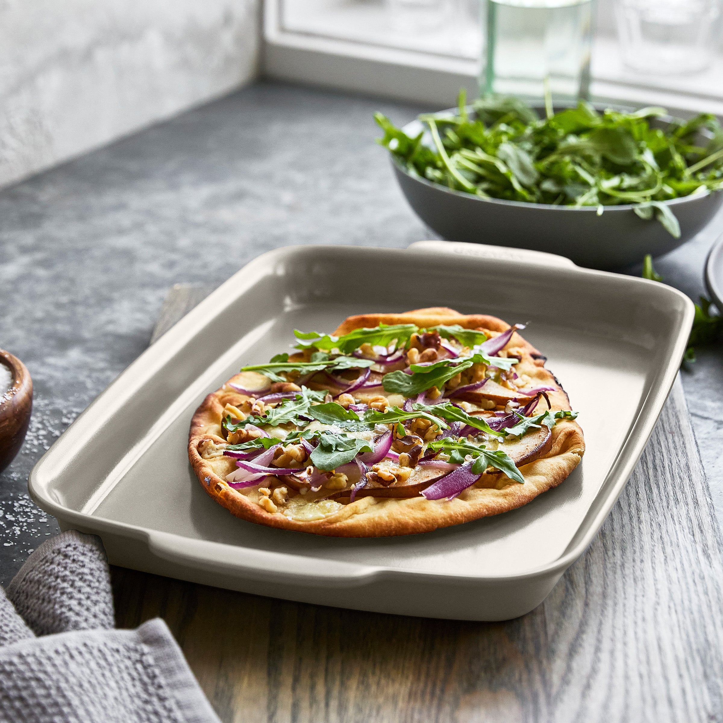 Premiere Ovenware Ceramic Nonstick 6-Piece Set | Taupe - Image 4