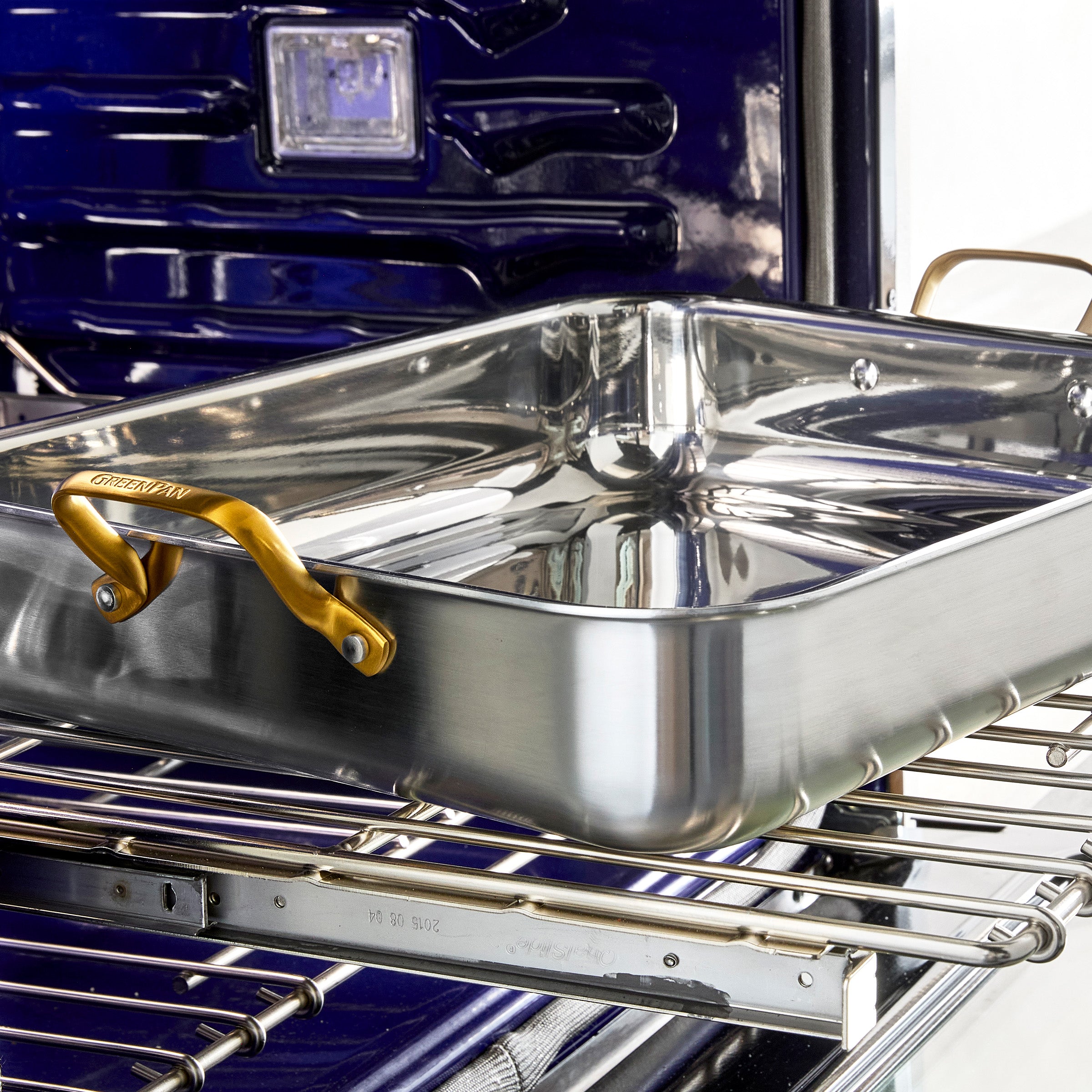 Reserve Stainless Steel 13 x 16 Roaster with Rack - Image 5