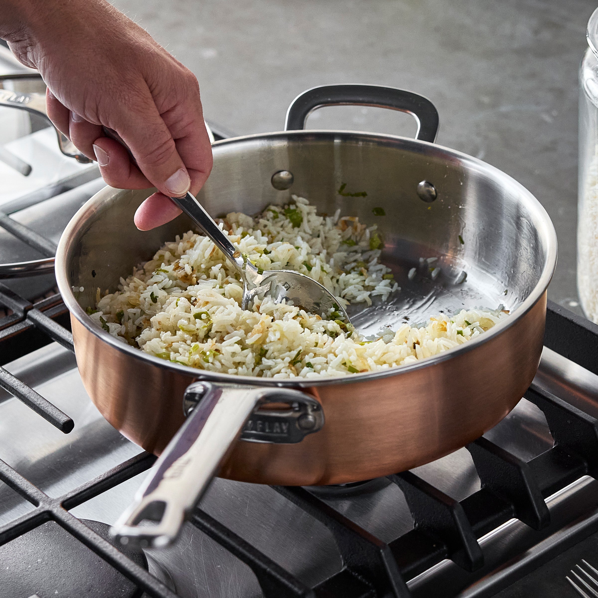 Bobby Flay by GreenPan Copper Clad 8-Piece Cookware Set - Image 9