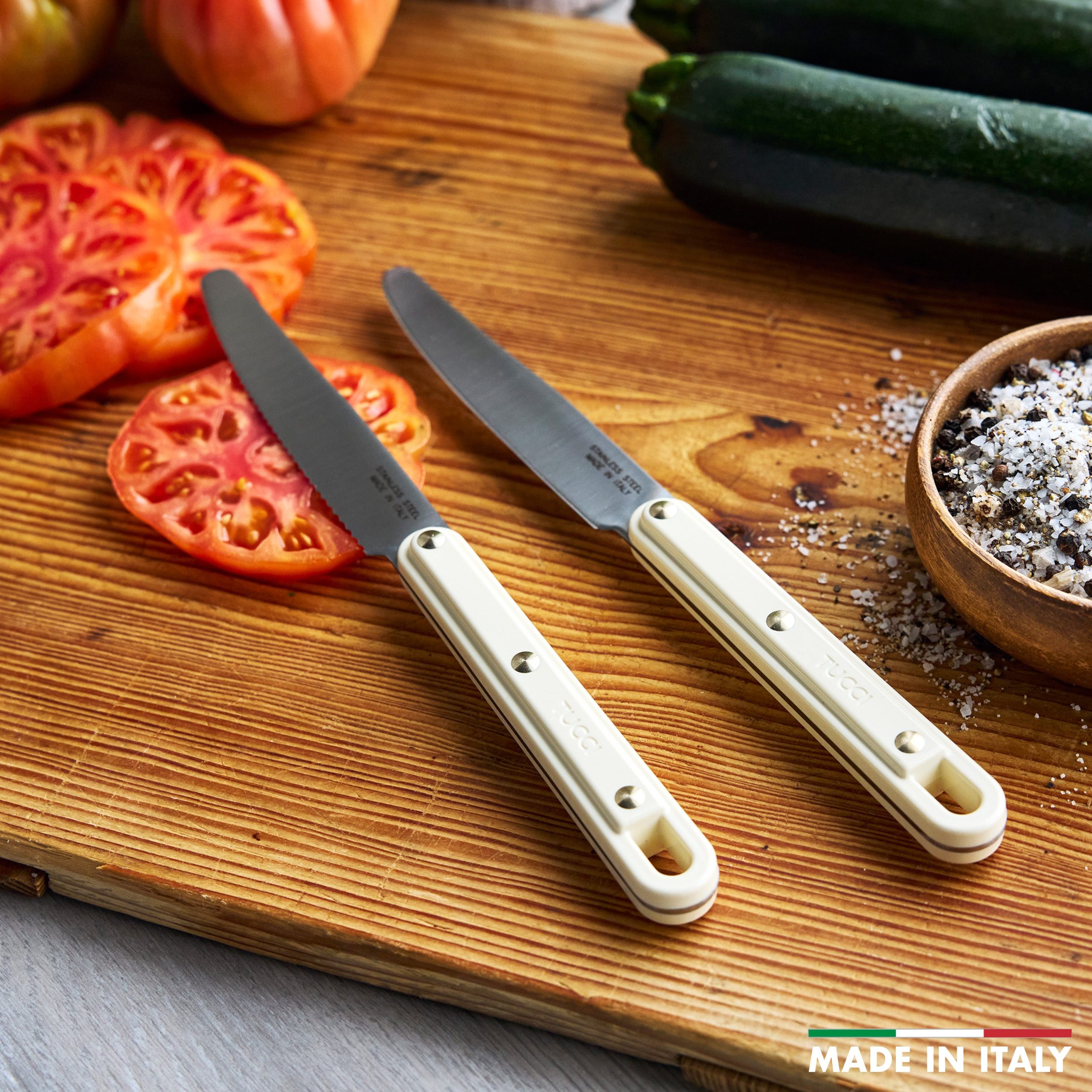 Stanley Tucci™ 2-Piece Prep Knife Set | Carrara White - Image 2