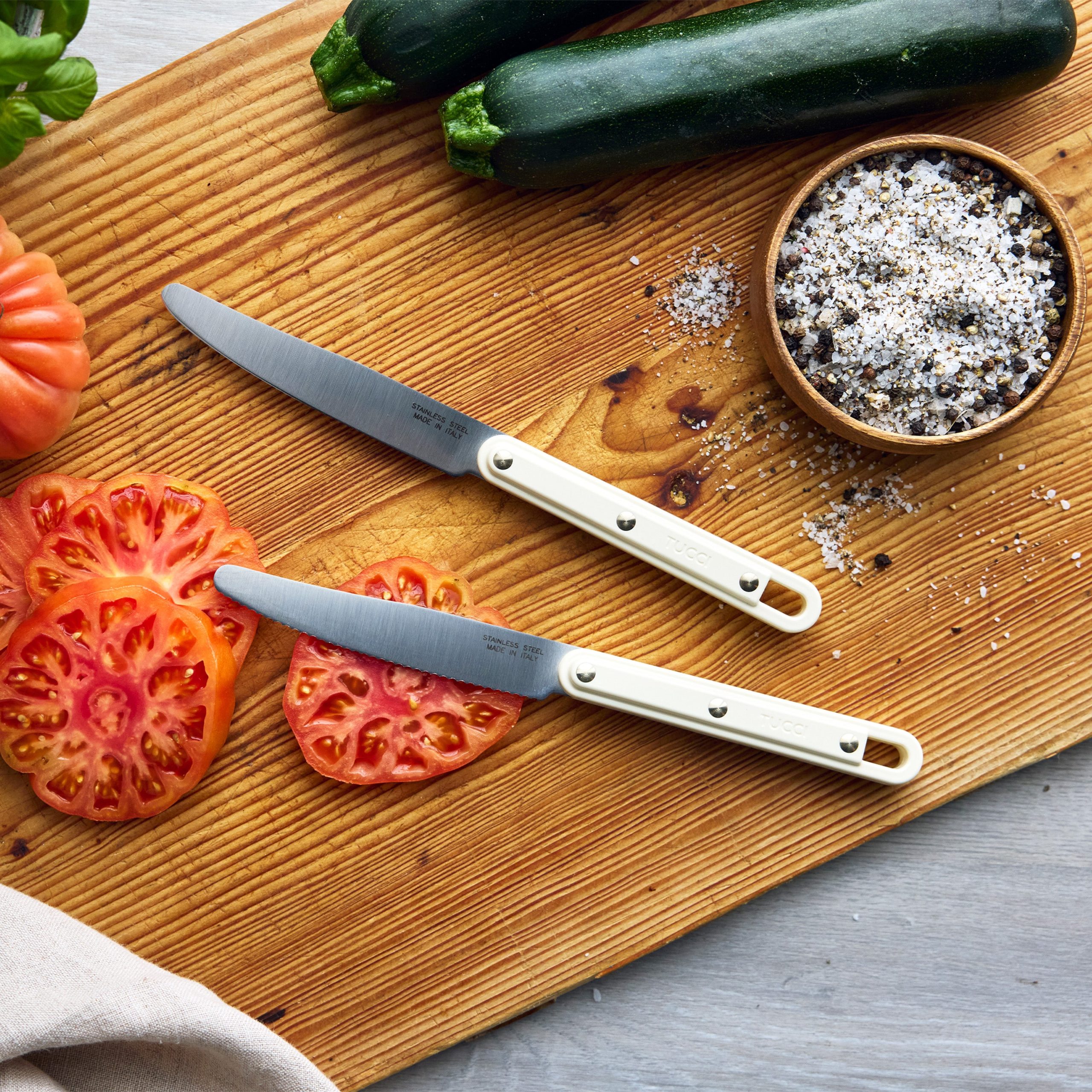 Stanley Tucci™ 2-Piece Prep Knife Set | Carrara White - Image 8