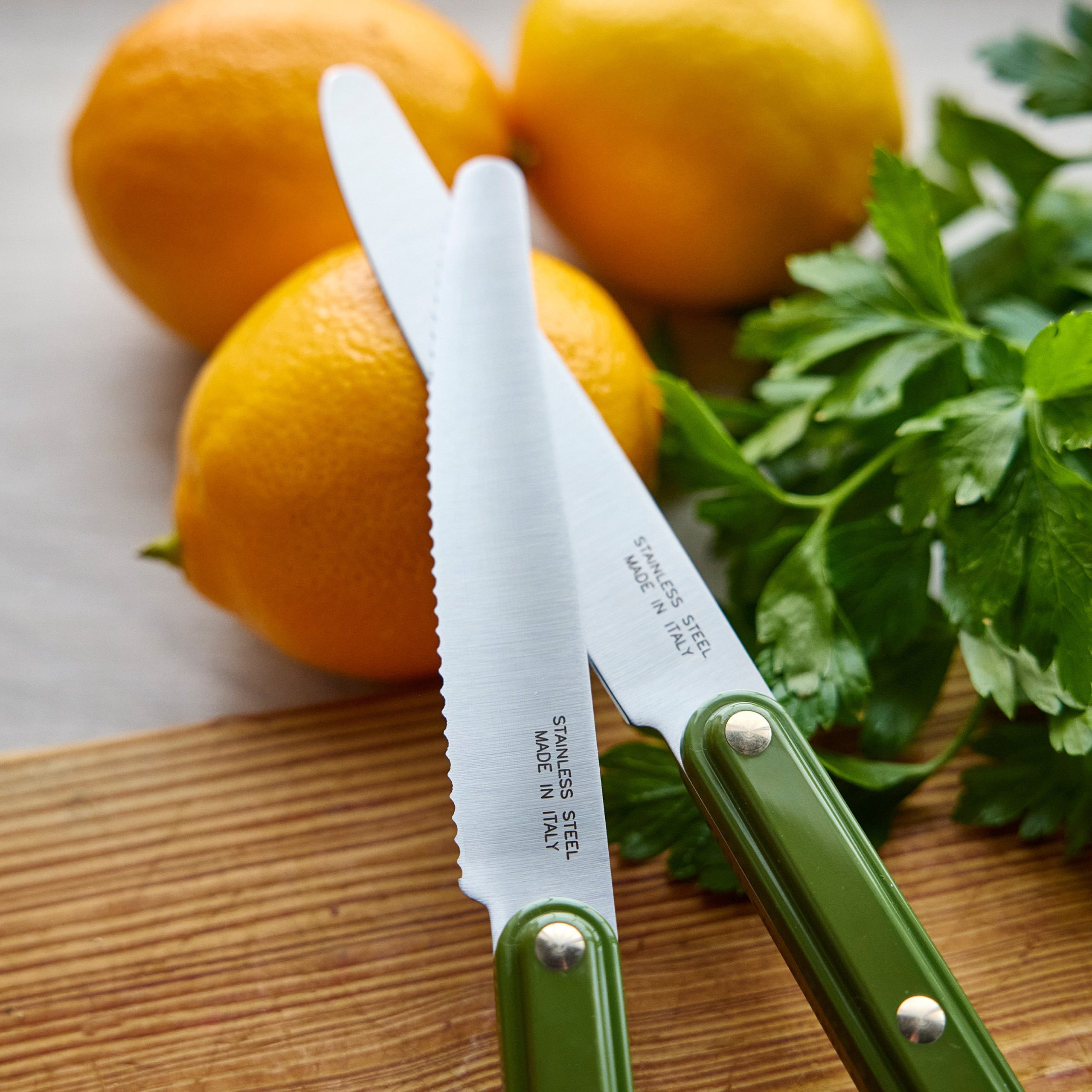 Stanley Tucci™ 2-Piece Prep Knife Set | Tuscan Olive - Image 6