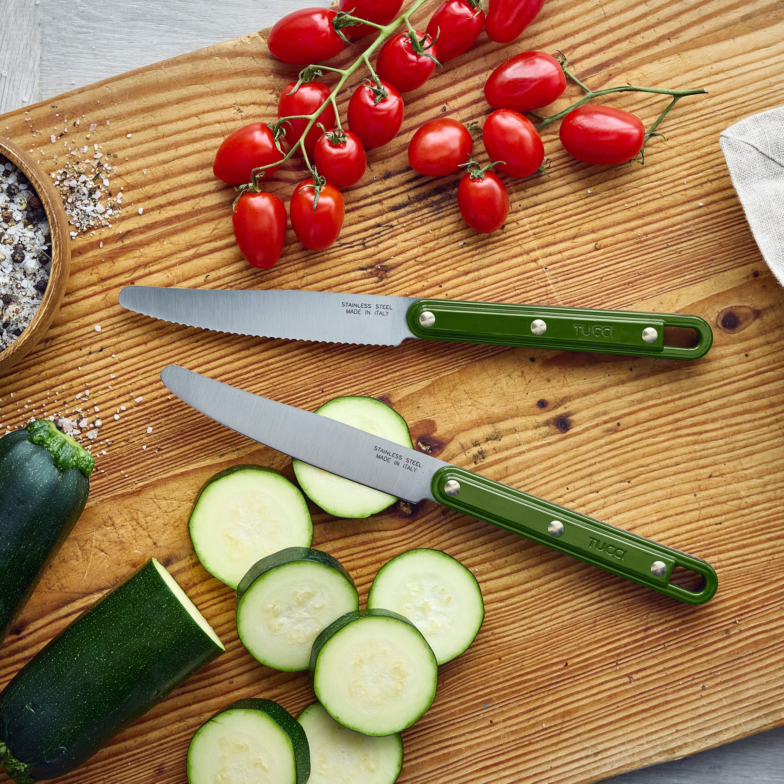 Stanley Tucci™ 2-Piece Prep Knife Set | Tuscan Olive - Image 7