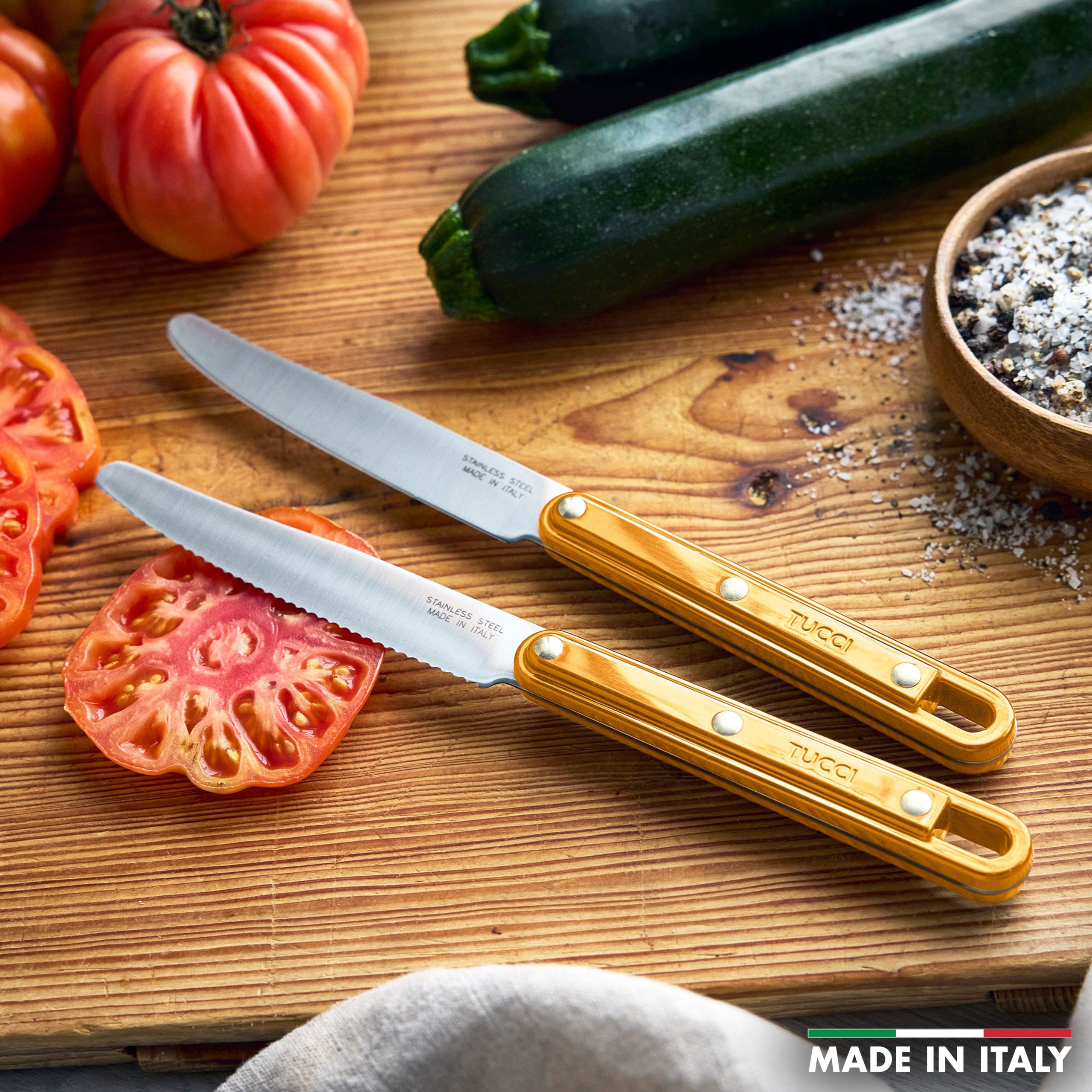 Stanley Tucci™ 2-Piece Prep Knife Set | Roma Gold - Image 2