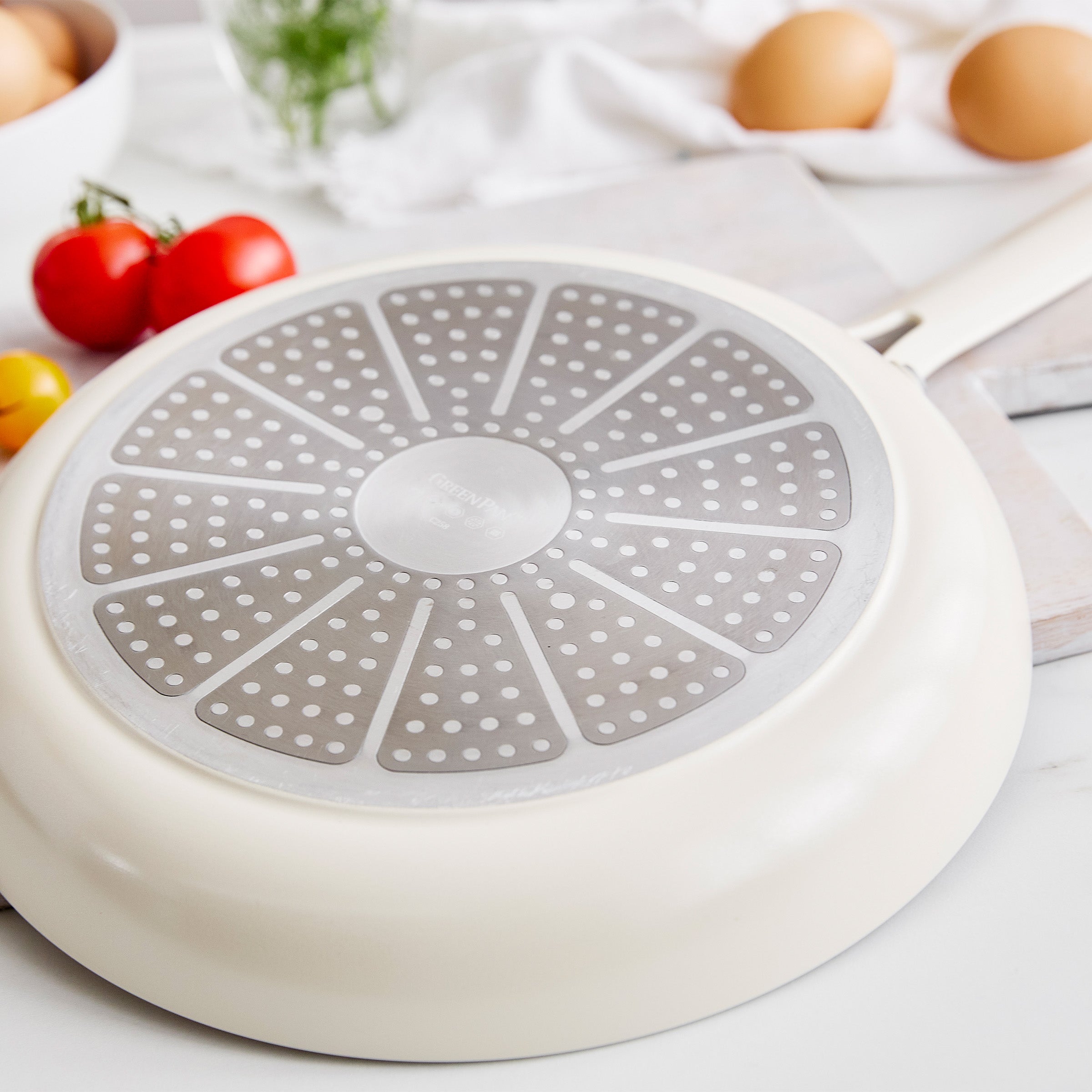 Nova Gallery Ceramic Nonstick 12 Frypan | Cream - Image 7