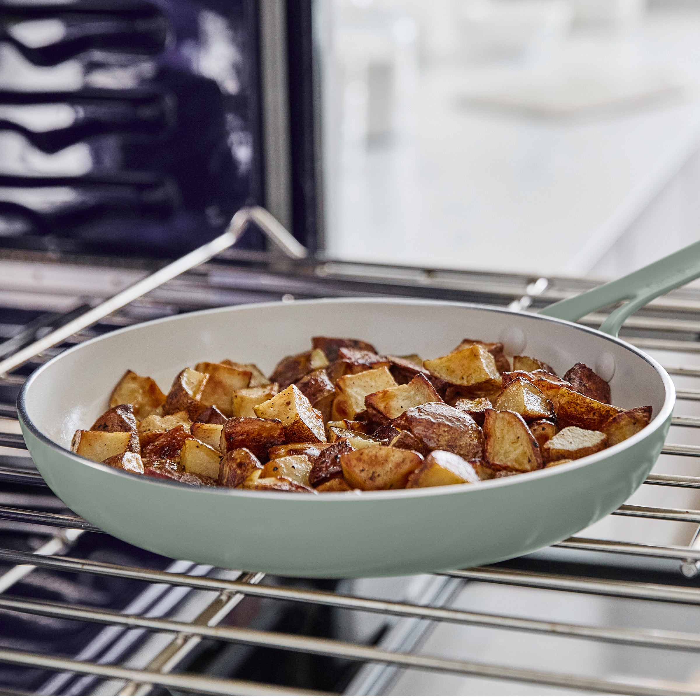 Nova Gallery Ceramic Nonstick 12 Frypan | Pistachio - Image 4