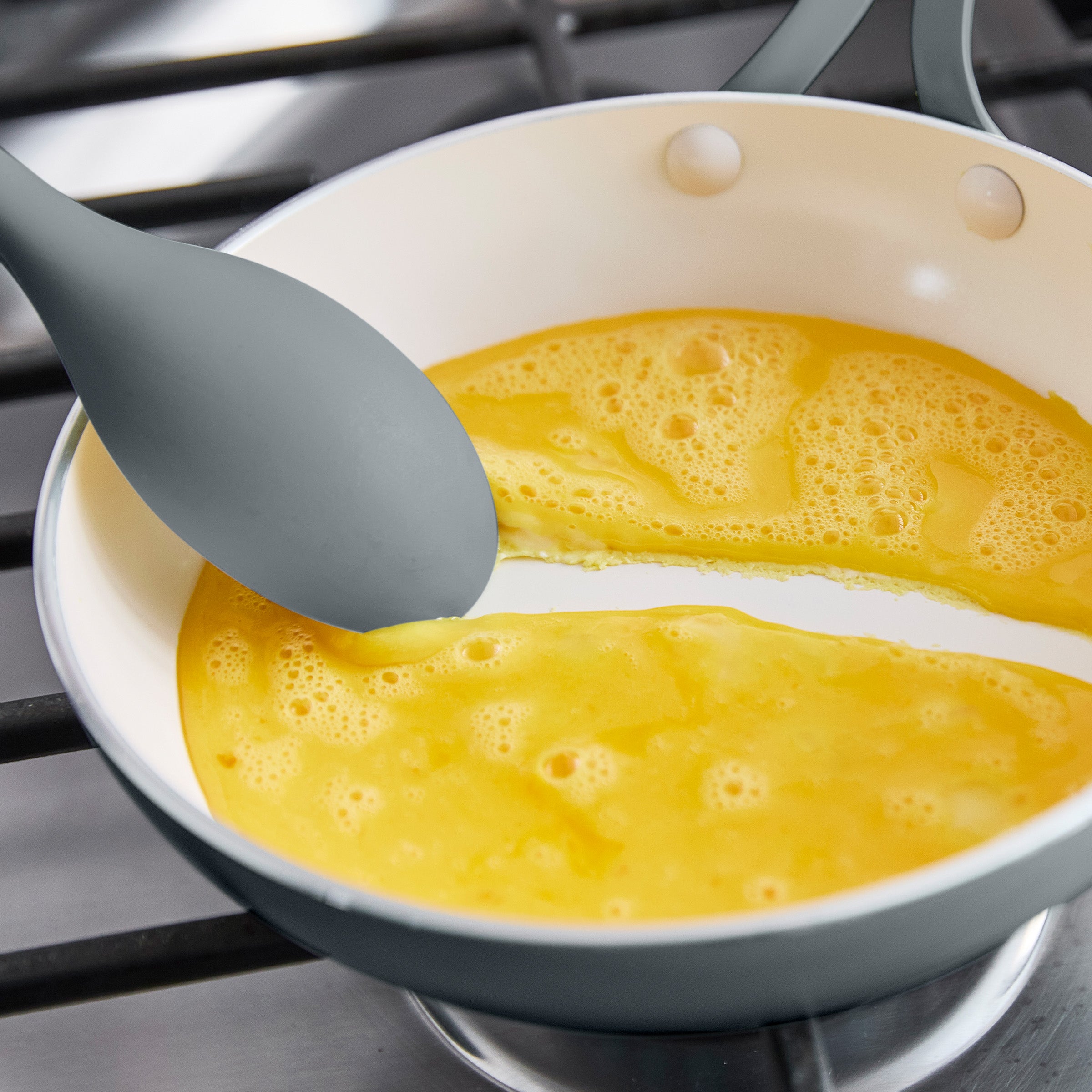 Nova Gallery Ceramic Nonstick 10-Piece Cookware Set | Gray - Image 9