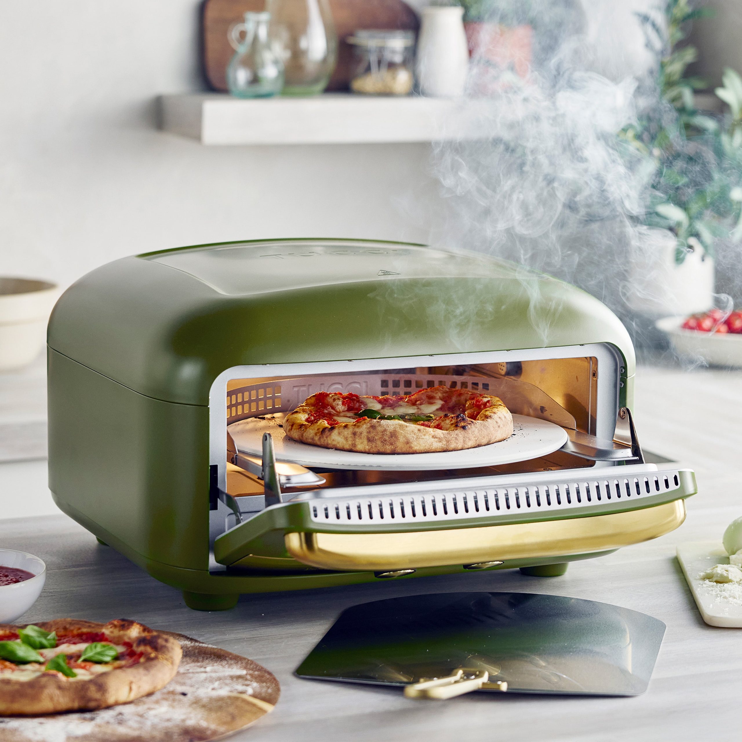 Stanley Tucci™ Indoor and Outdoor Pizza Oven | Tuscan Olive - Image 5