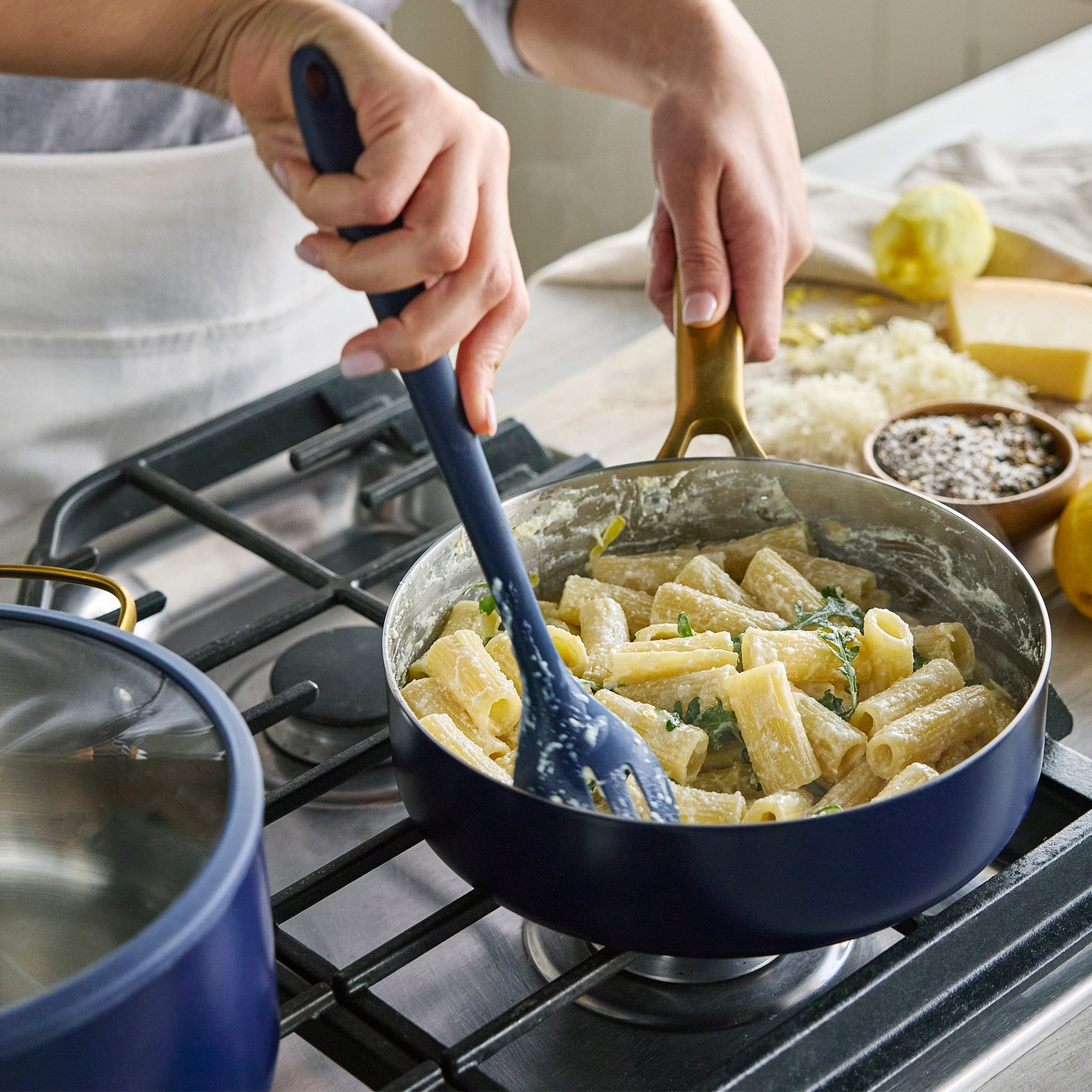 Reserve Pro Uncoated Stainless Steel 12-Piece Cookware Set | Twilight - Image 3