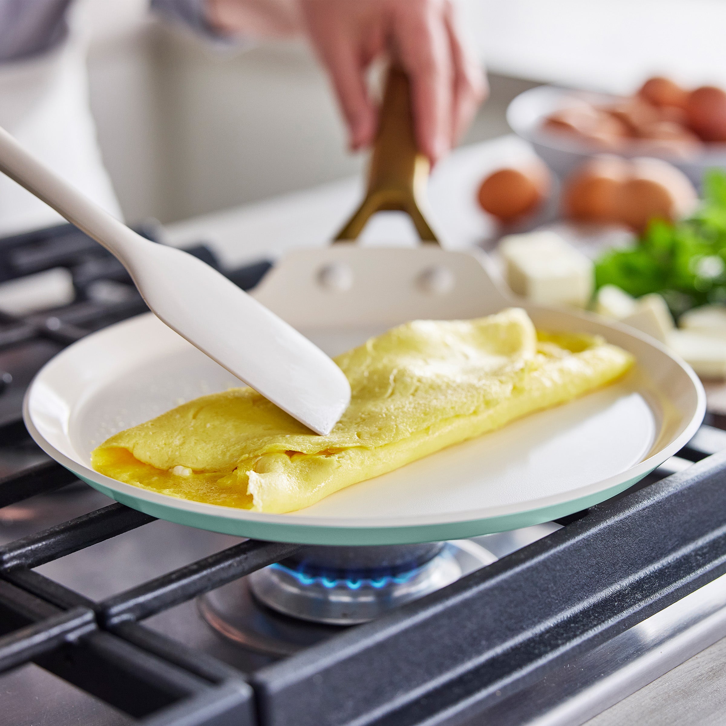 Reserve Pro Ceramic Nonstick 10 Crepe Pan | Seaside - Image 3