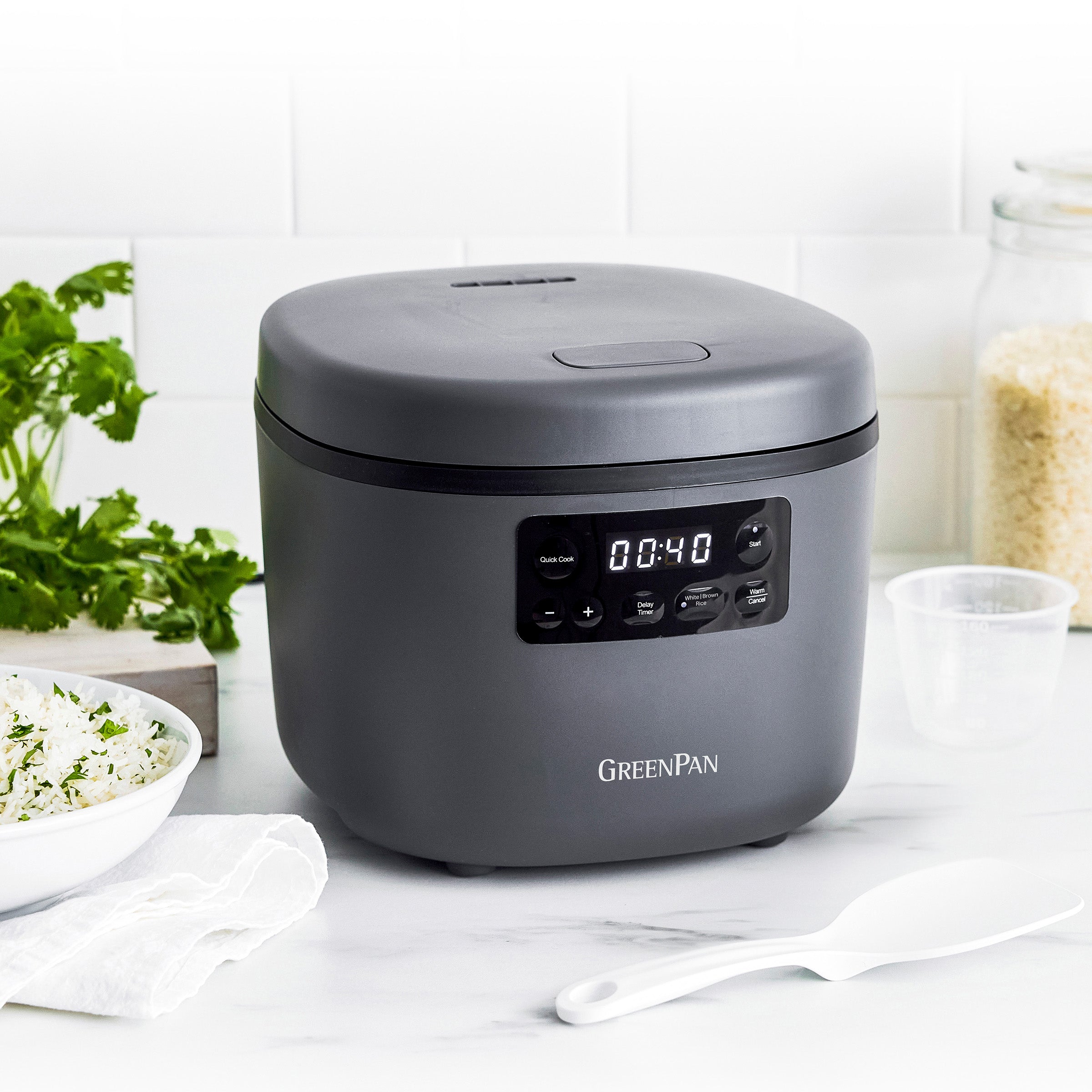 Advanced 8-Cup Rice Cooker | Graphite - Image 2