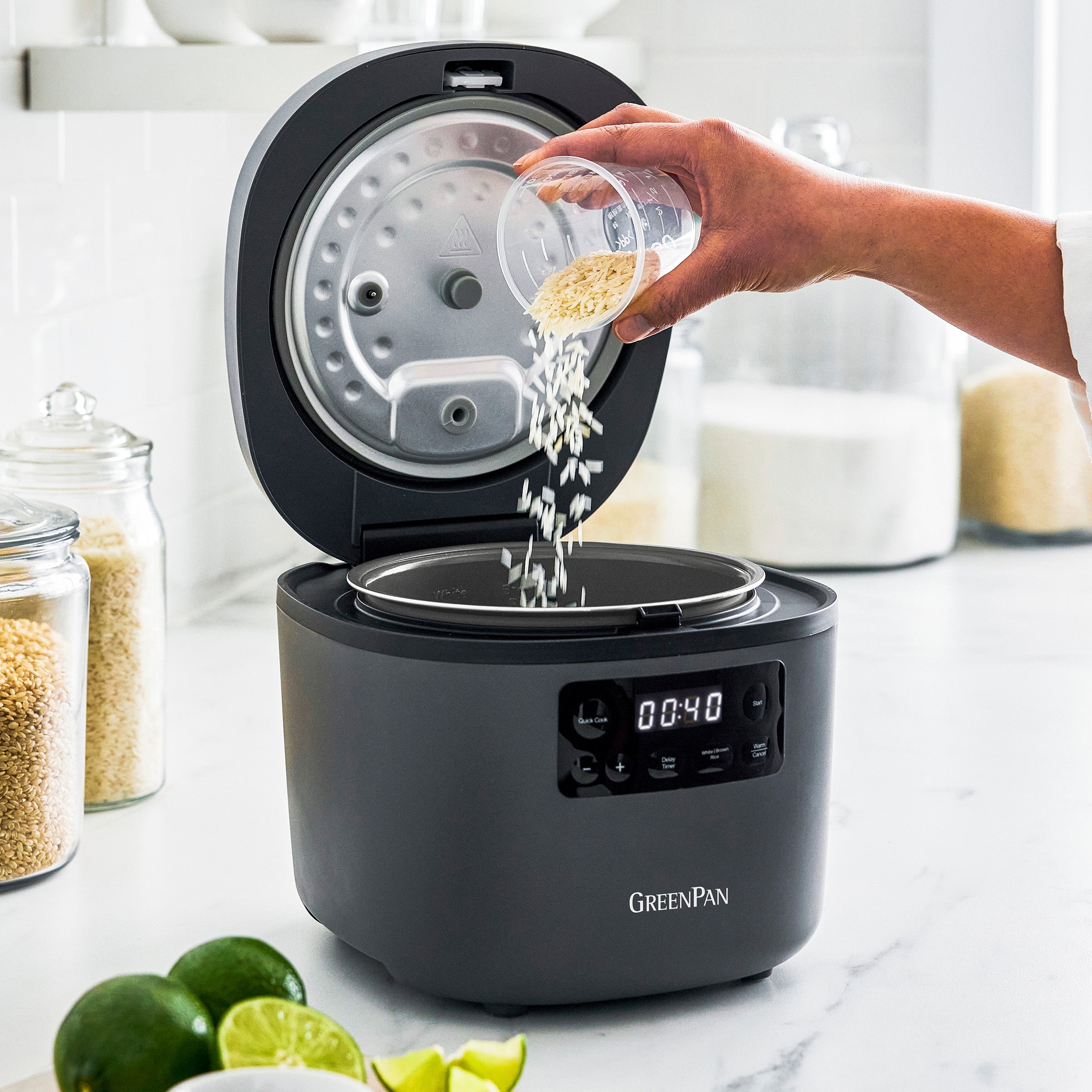 Advanced 8-Cup Rice Cooker | Graphite - Image 3