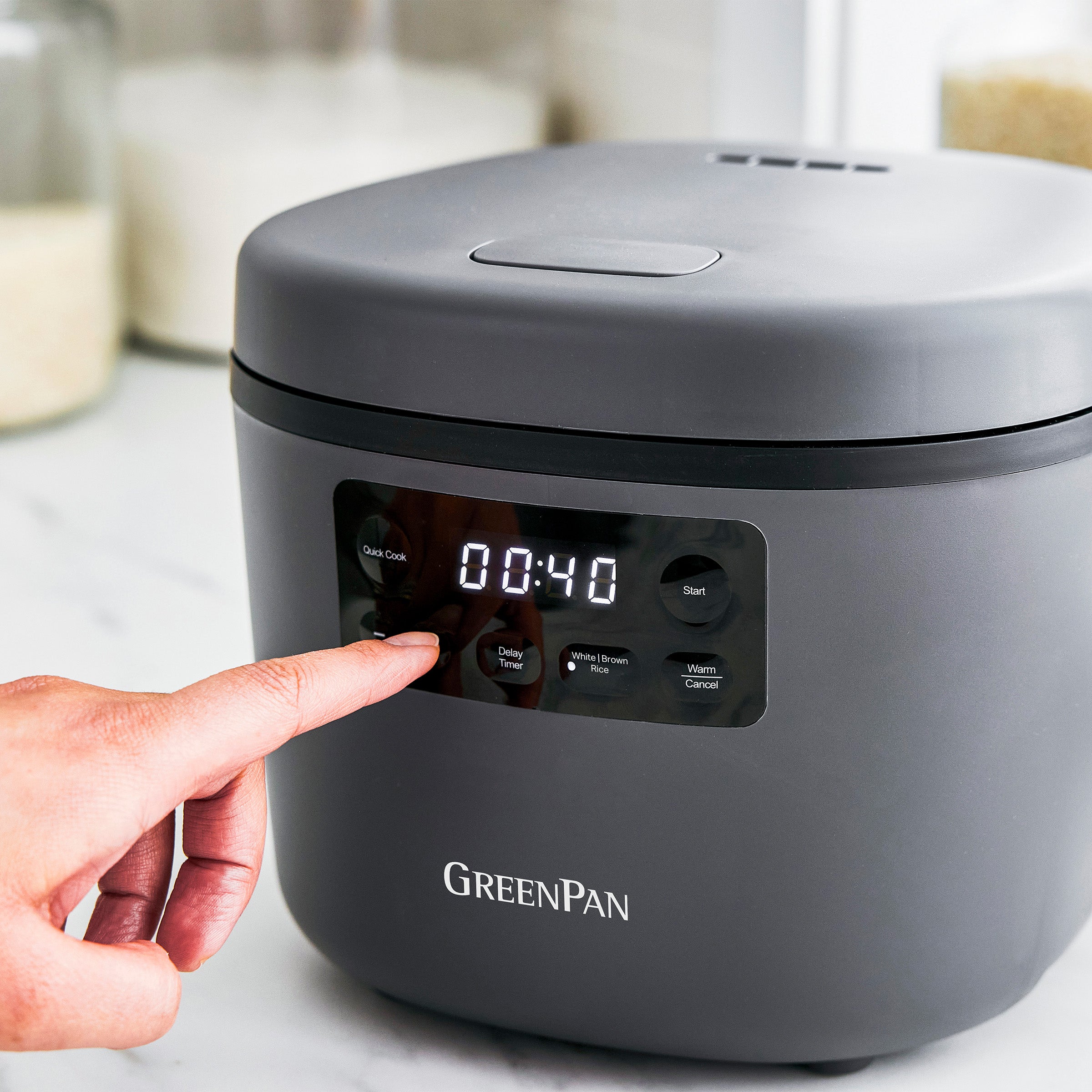 Advanced 8-Cup Rice Cooker | Graphite - Image 4