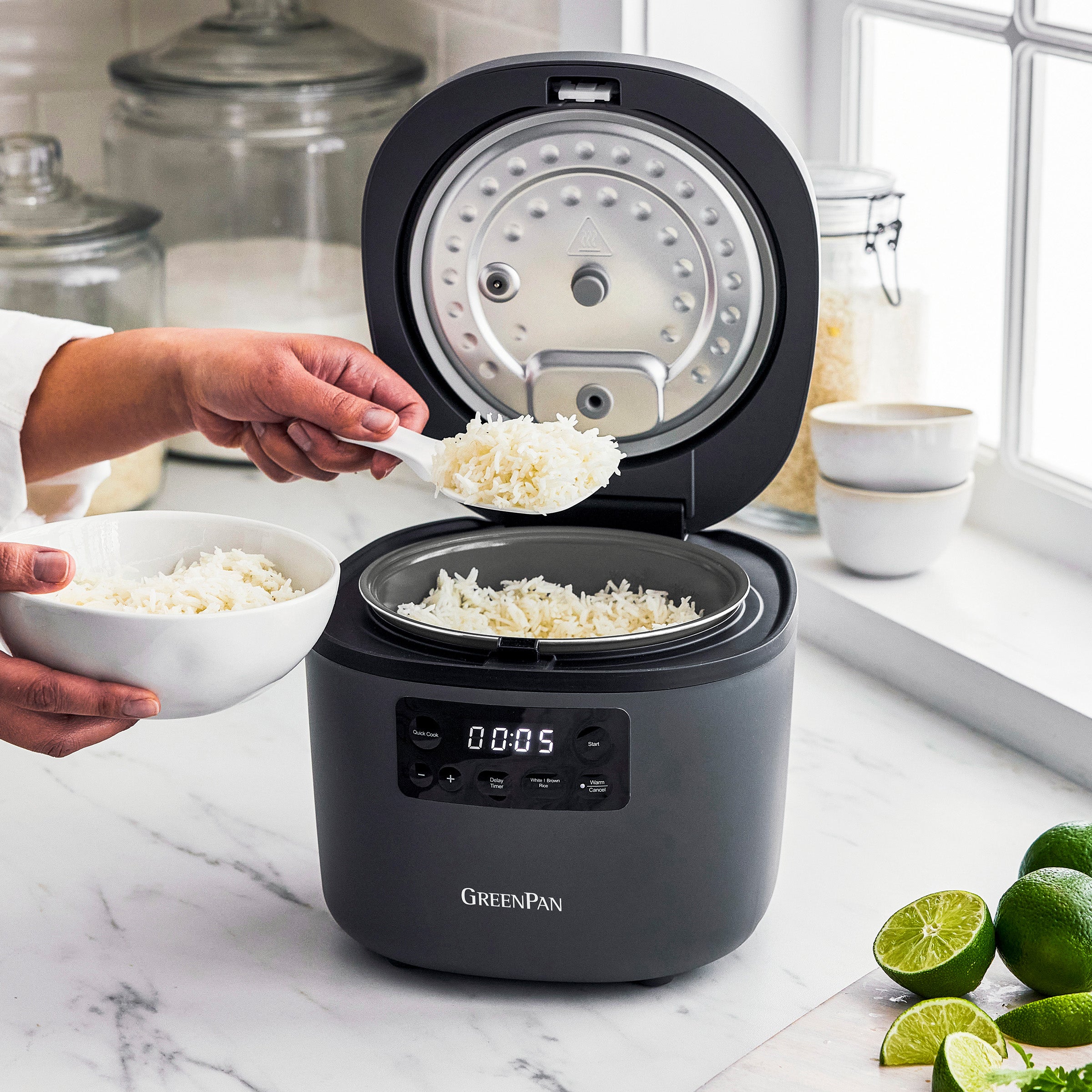 Advanced 8-Cup Rice Cooker | Graphite - Image 5