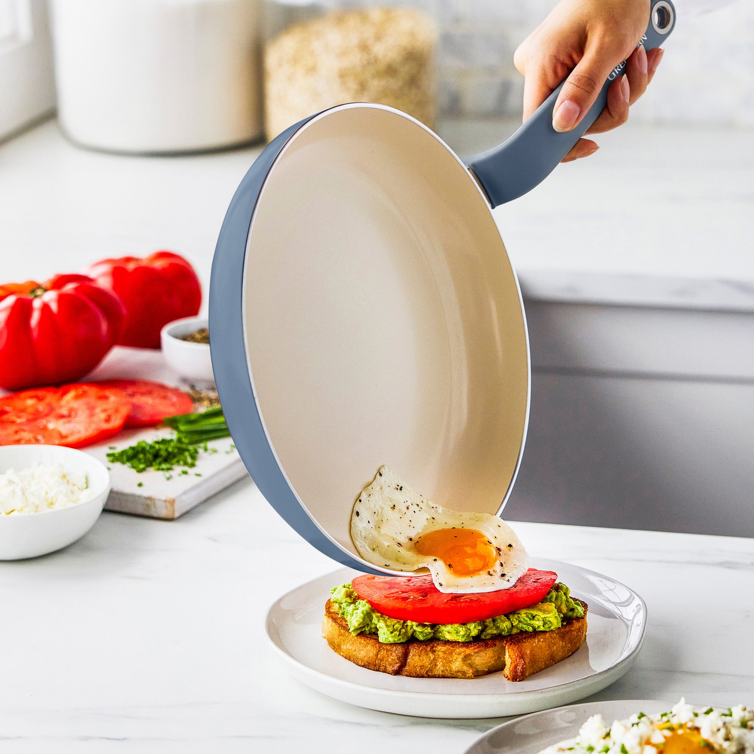Rio Advanced Ceramic Nonstick 12 Frypan | Dutch Blue - Image 3