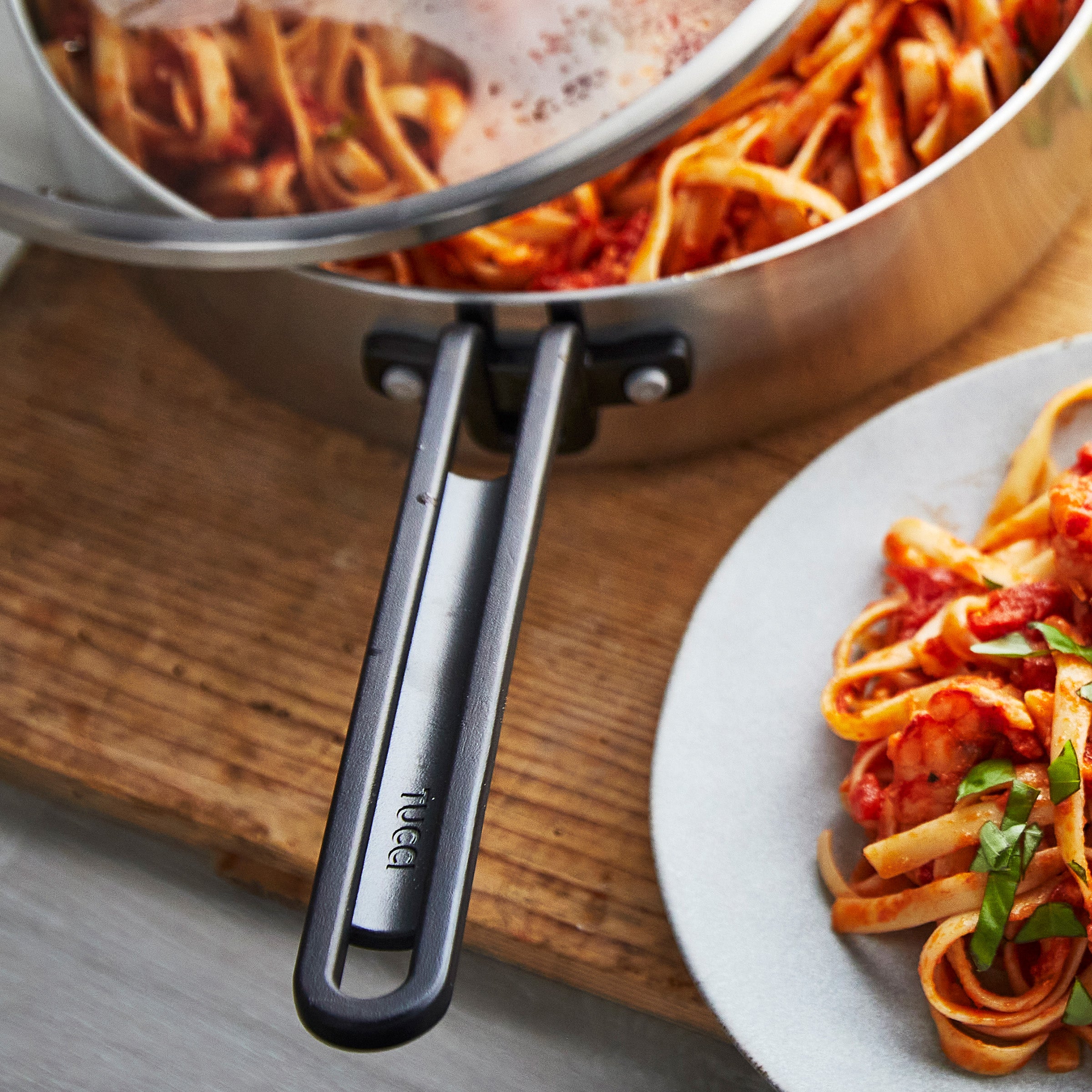 Stanley Tucci™ Uncoated Stainless Steel Ceramic Nonstick 9-Piece Cookware Set - Image 7