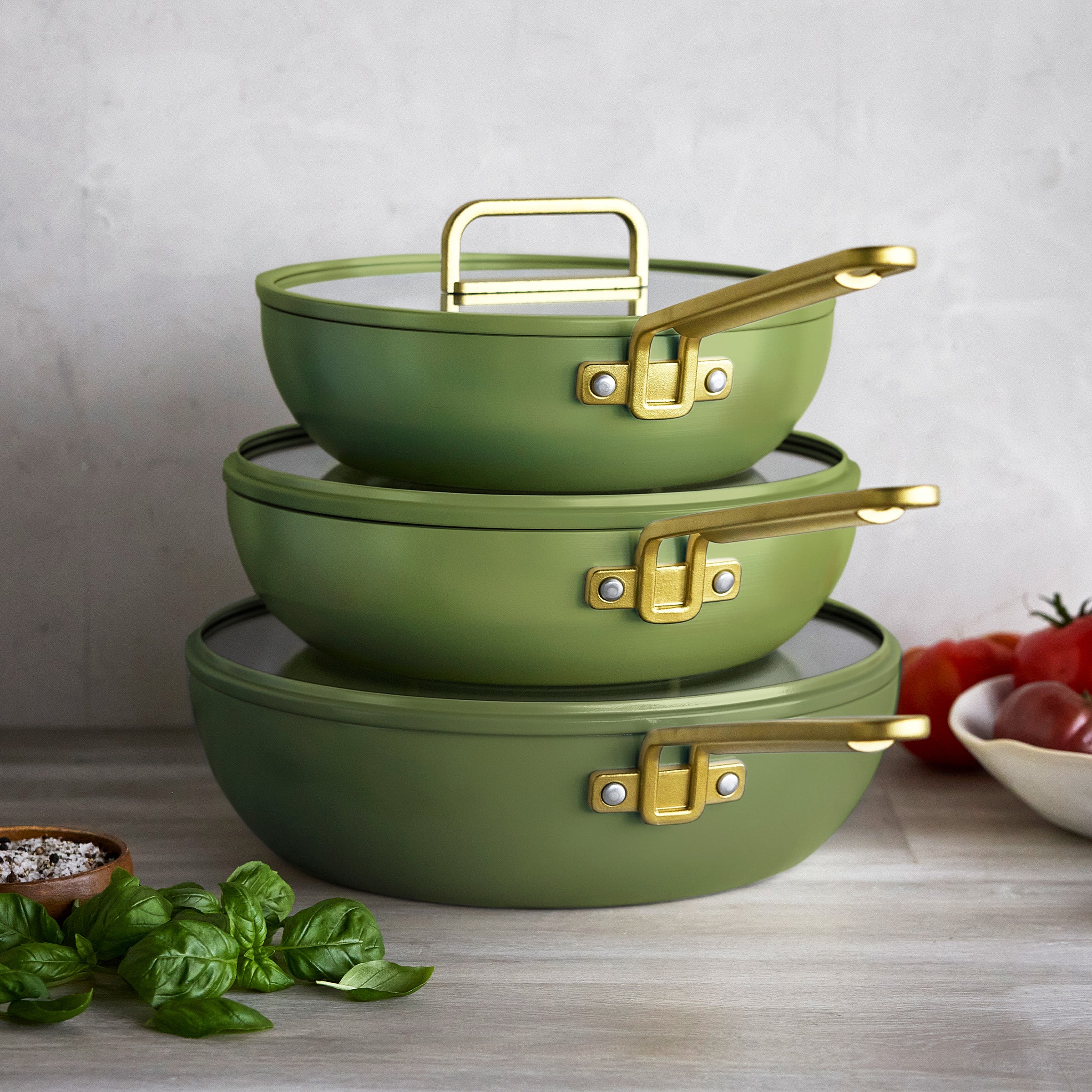 Stanley Tucci™ Ceramic Nonstick 3.25-Quart Piccolo Pan | Tuscan Olive - Image 8