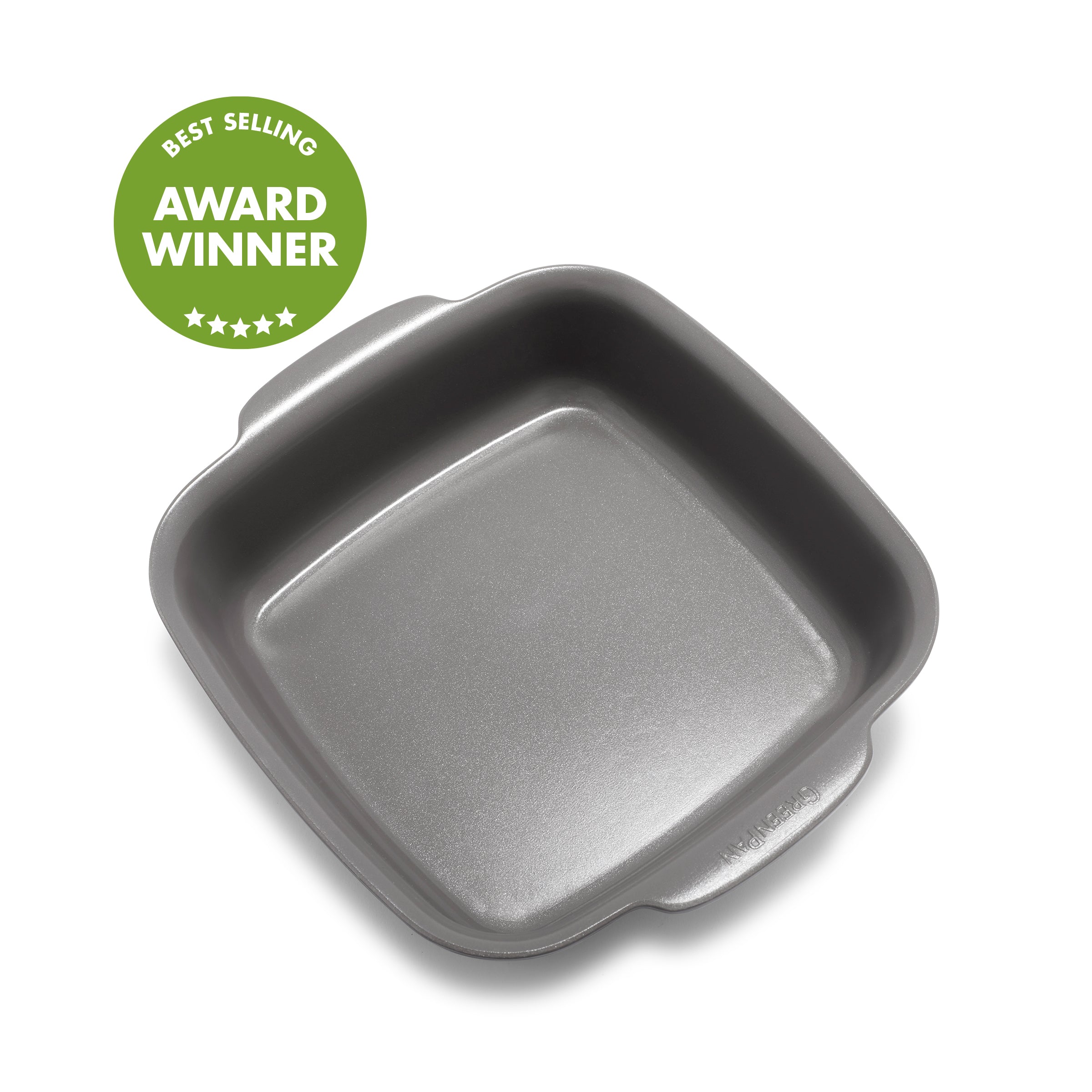 Premiere Ovenware Ceramic Nonstick 8 x 8 Square Baker | Gray