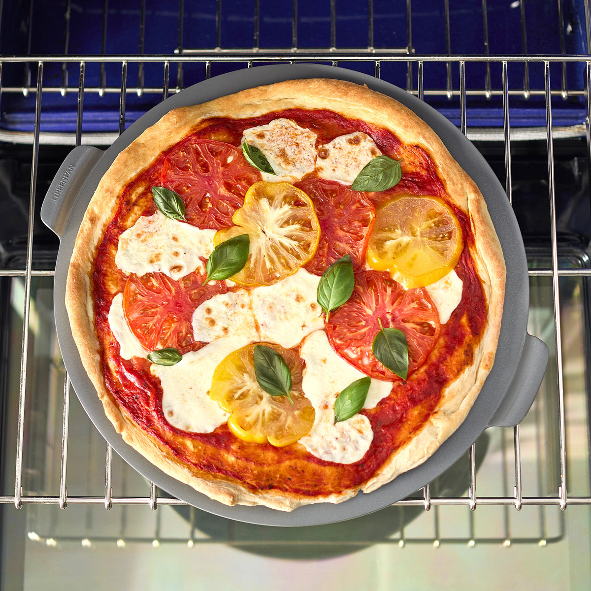 Premiere Ovenware 16.5 Round Pizza Baker | Gray - Image 4