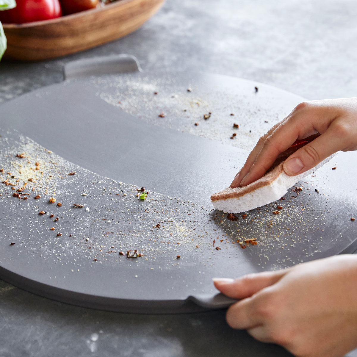 Premiere Ovenware 16.5 Round Pizza Baker | Gray - Image 7