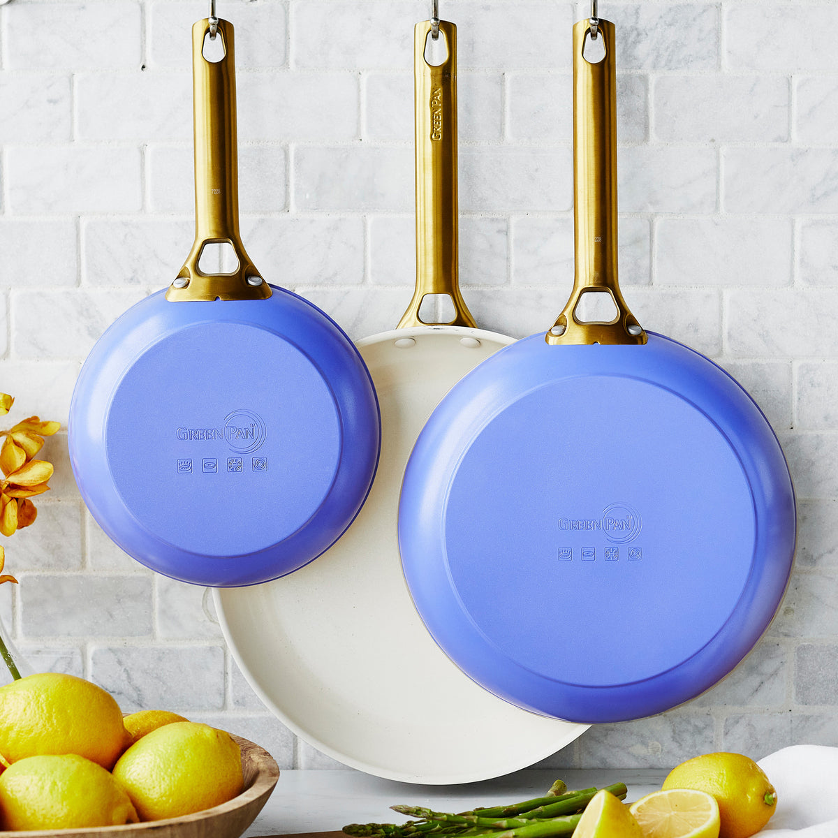 Reserve Ceramic Nonstick 8. 10 and 12 Frypan Set | Wisteria - Image 2