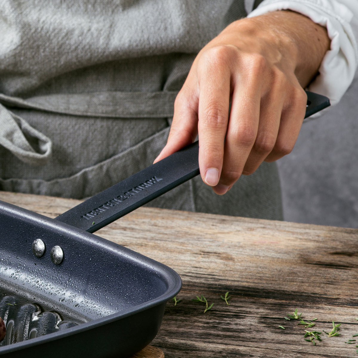 Merten & Storck Carbon Steel 11 Square Grill Pan - Image 7