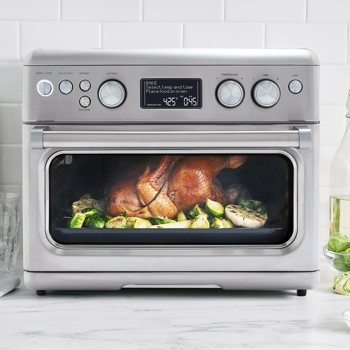 Elite Convection Air Fryer Toaster Oven | Premiere Stainless Steel - Image 6