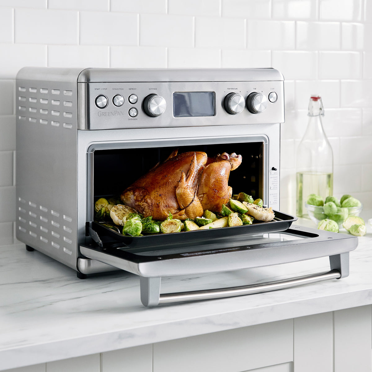 Elite Convection Air Fryer Toaster Oven | Premiere Stainless Steel - Image 7