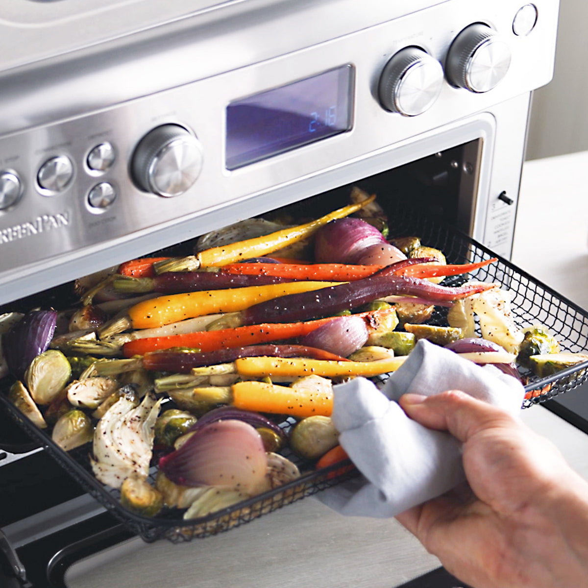 Elite Convection Air Fryer Toaster Oven | Premiere Stainless Steel - Image 10
